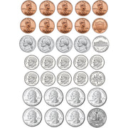 Math Die-Cut Magnets, U.S. Coins