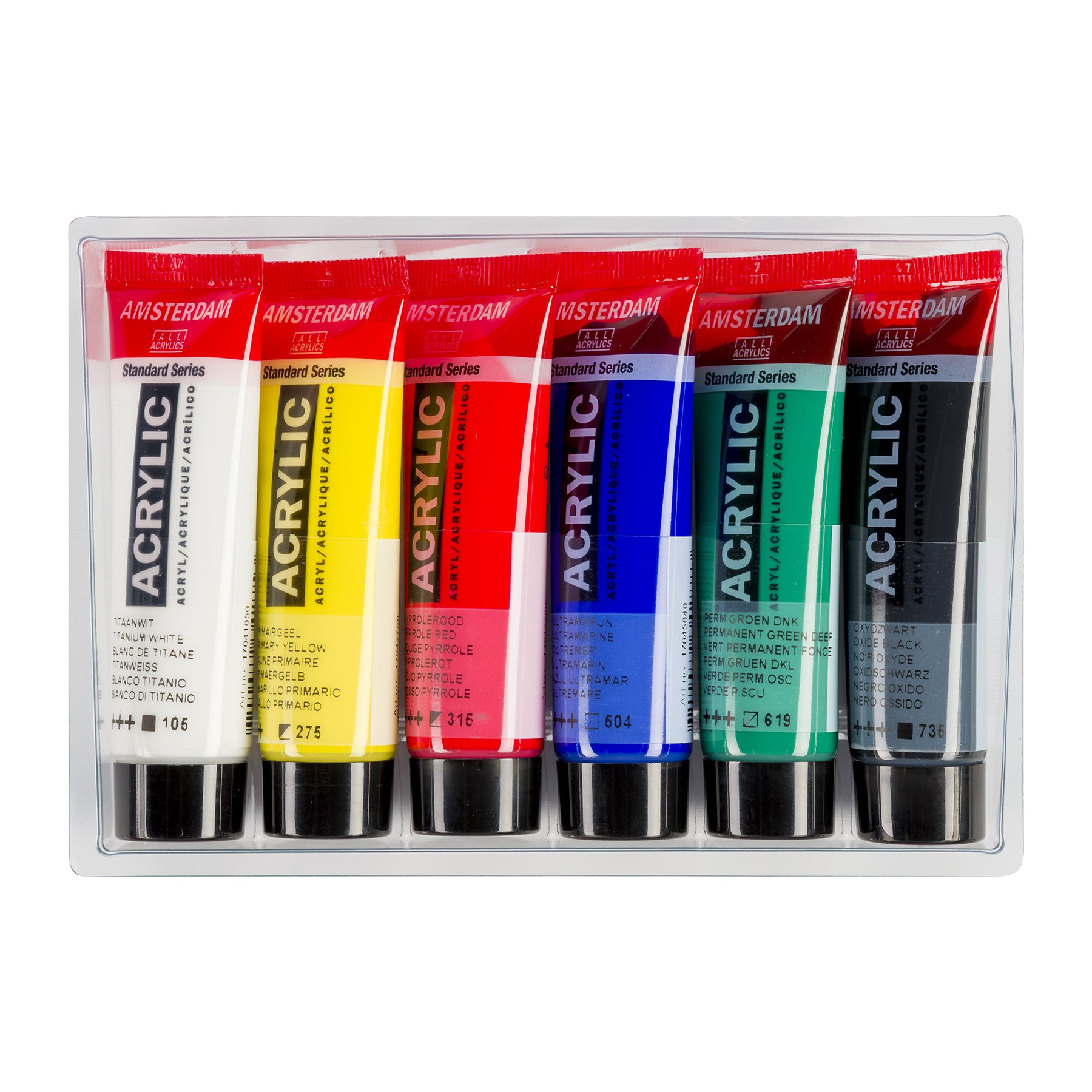 Standard Acrylic General Set, 6 x 20mL