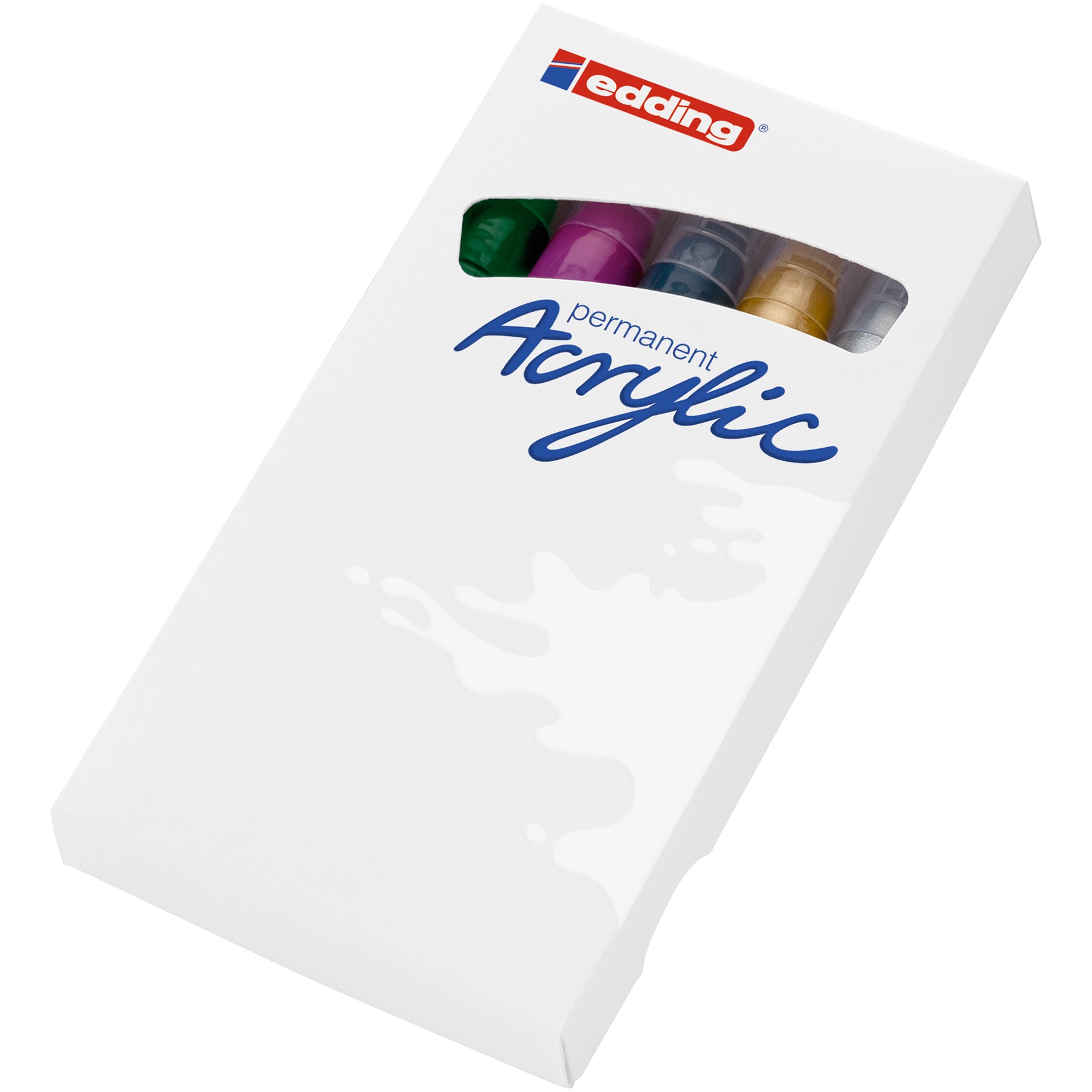 edding 5100 Acrylic Marker - Medium - Set of 5 Assorted - Festive