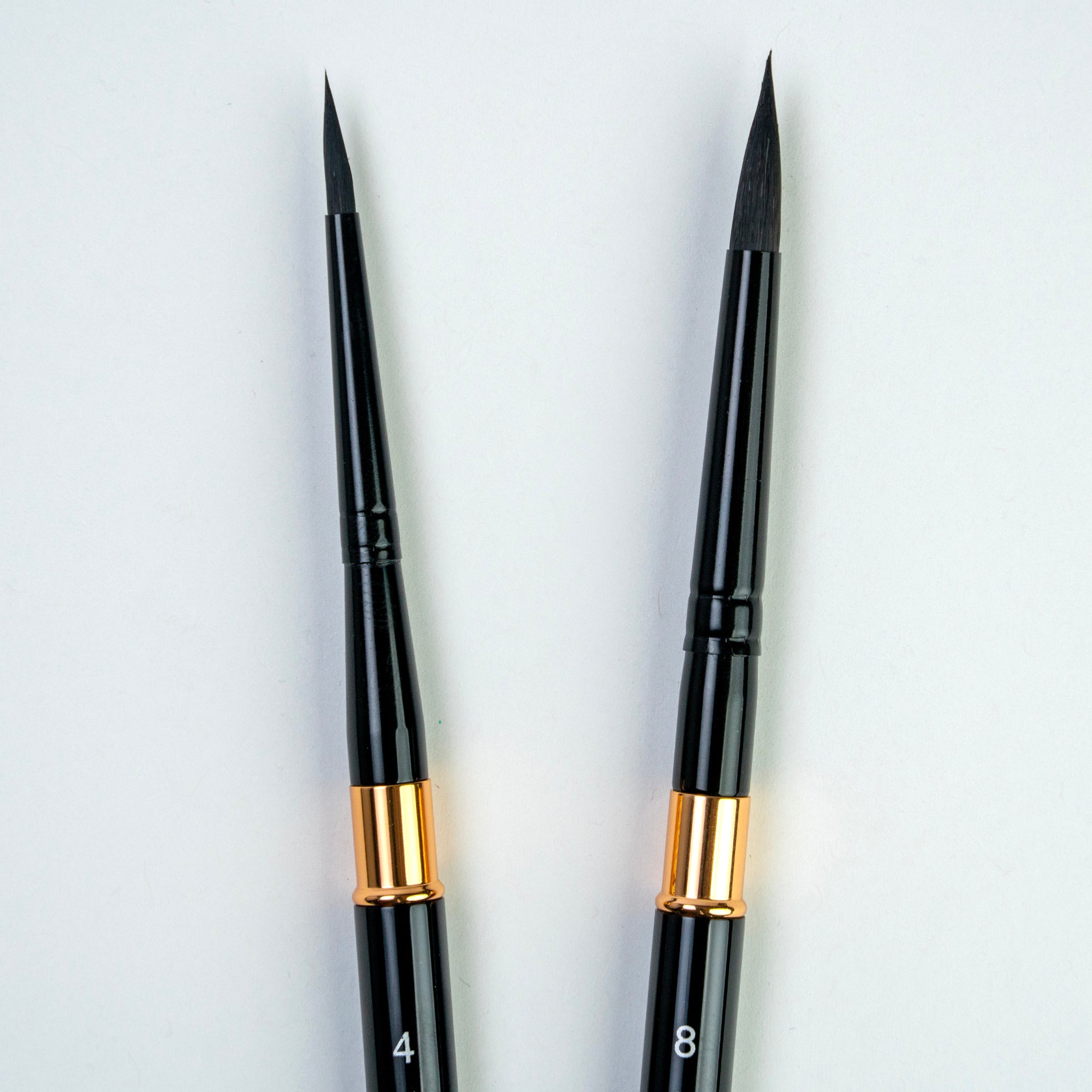 Black Velvet Large Travel Round Brushes, Set of 2