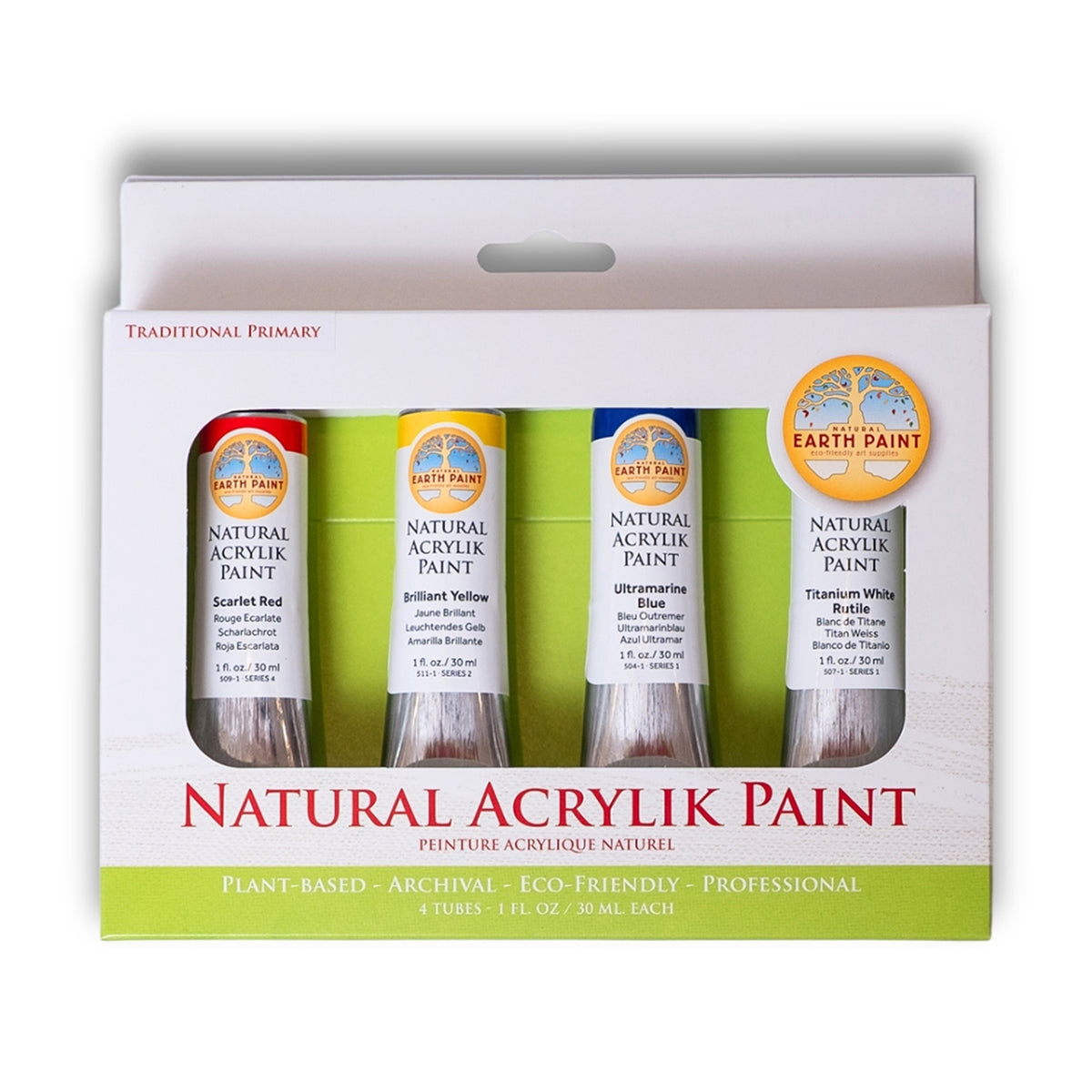 TRADITIONAL PRIMARY 4/SET 1OZ TUBES