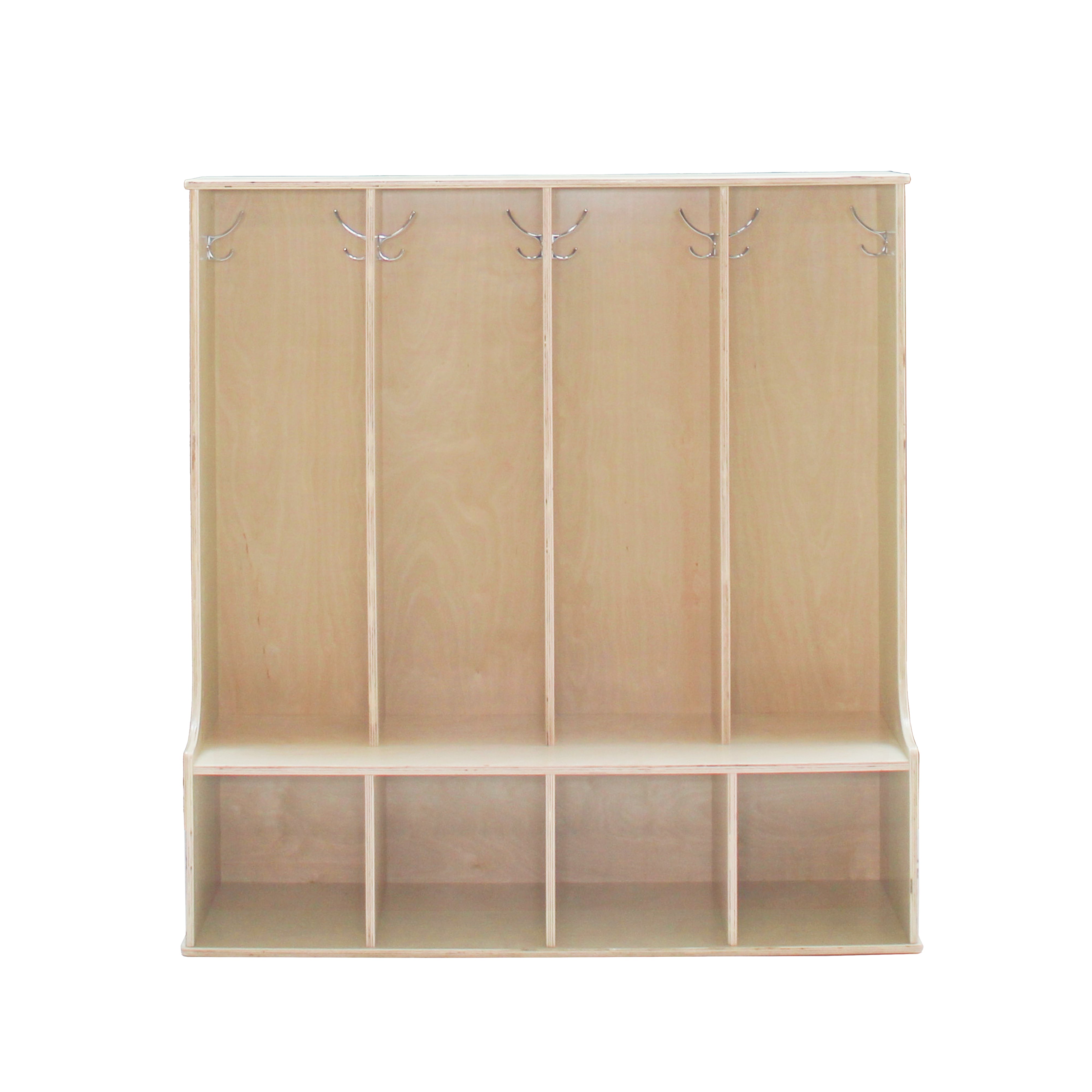Birch 4-Section Locker