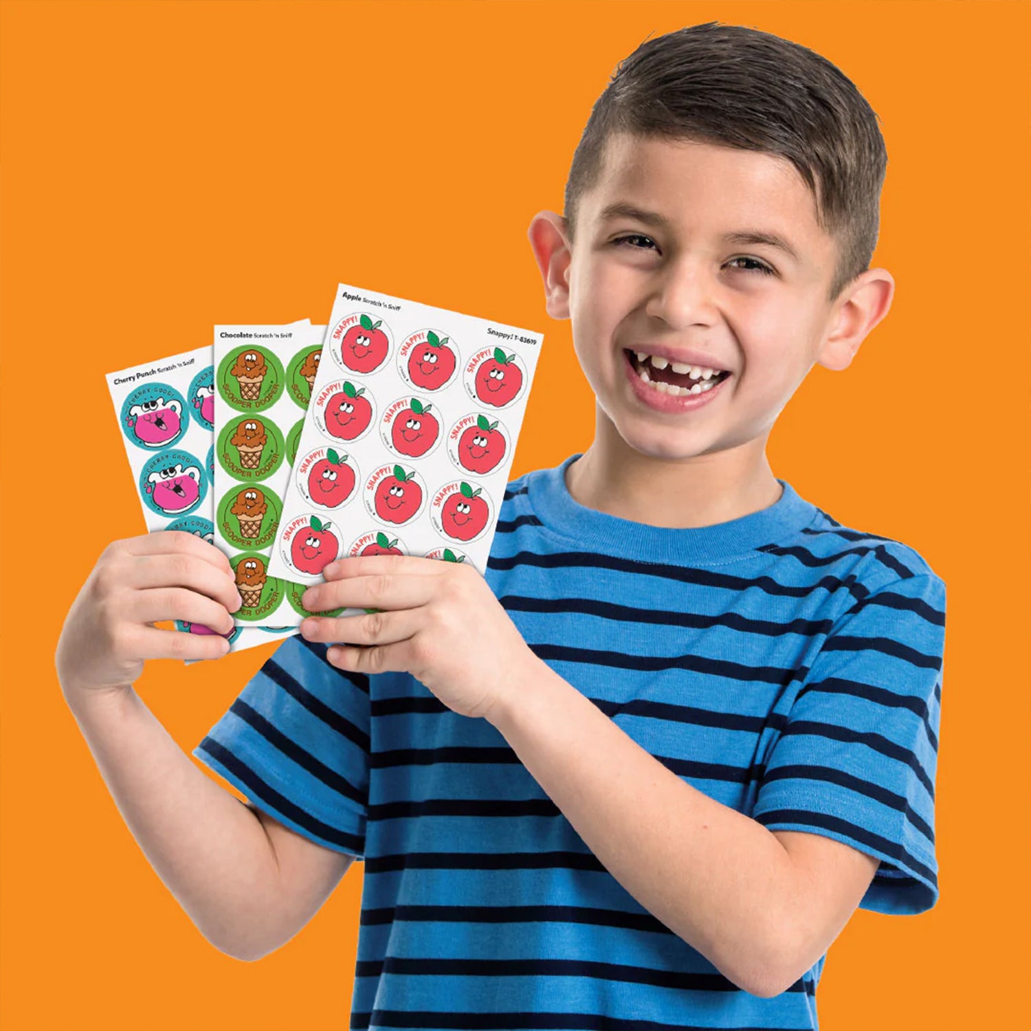 Snappy!/Apple Scented Stickers, Pack of 24
