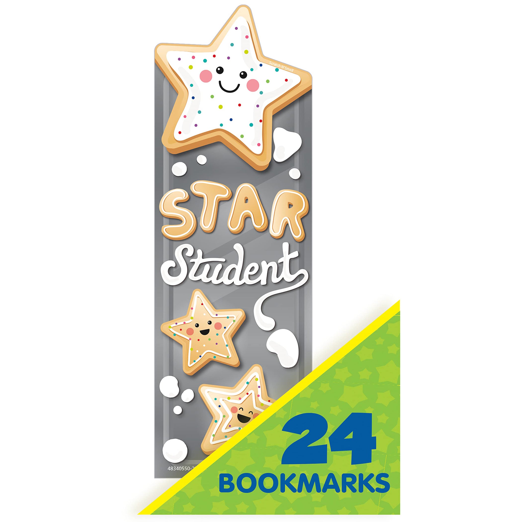 Star Cookies Sugar Cookie Scented Bookmarks, Pack of 24