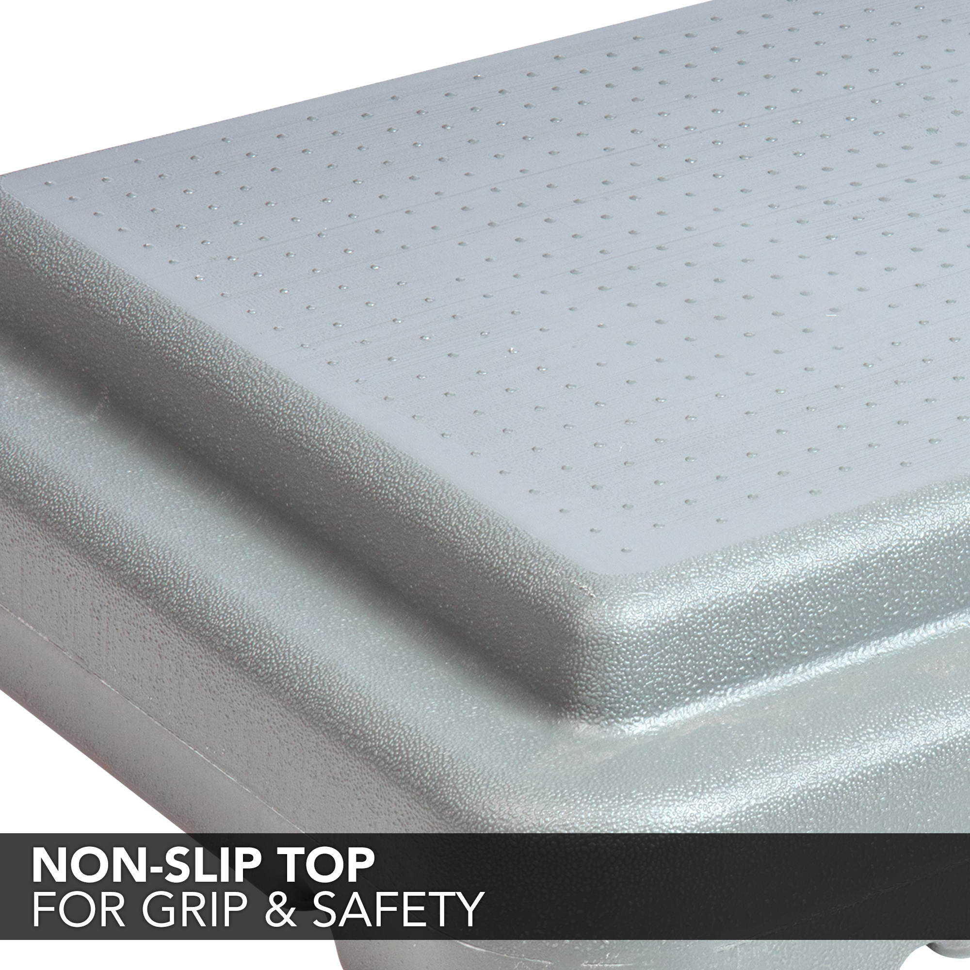 The Step Stackable 4In Riser-Gray