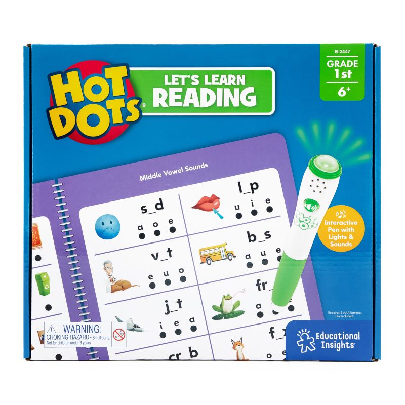 Hot Dots Let's Learn Reading - 1st Grade