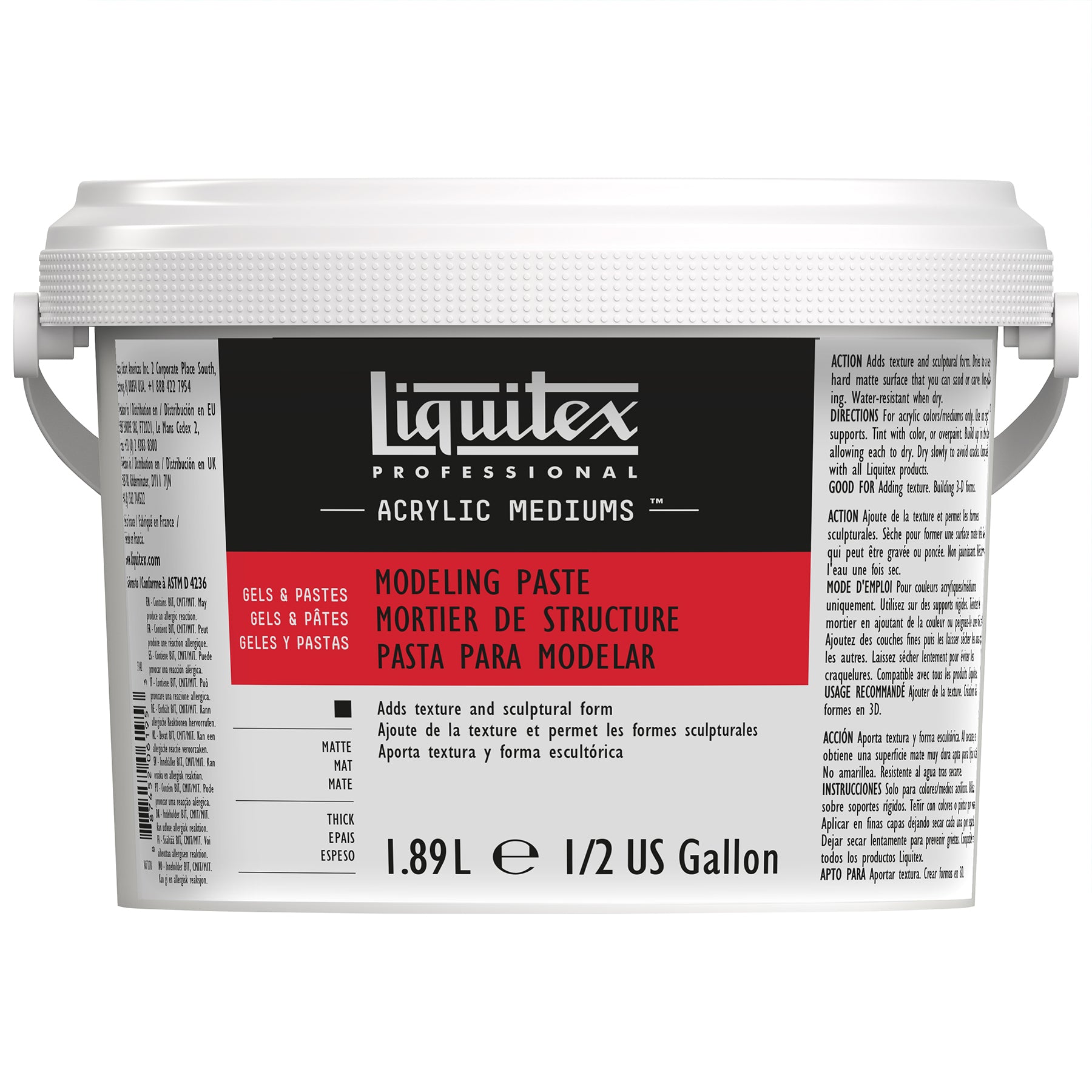 Modeling Paste - 1.89L (½ gallon/64 oz)