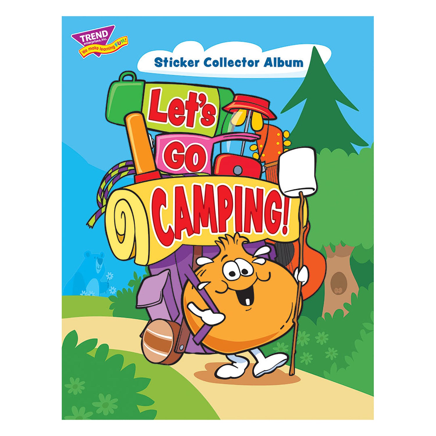 Let's Go Camping Sticker Collector Album - Large