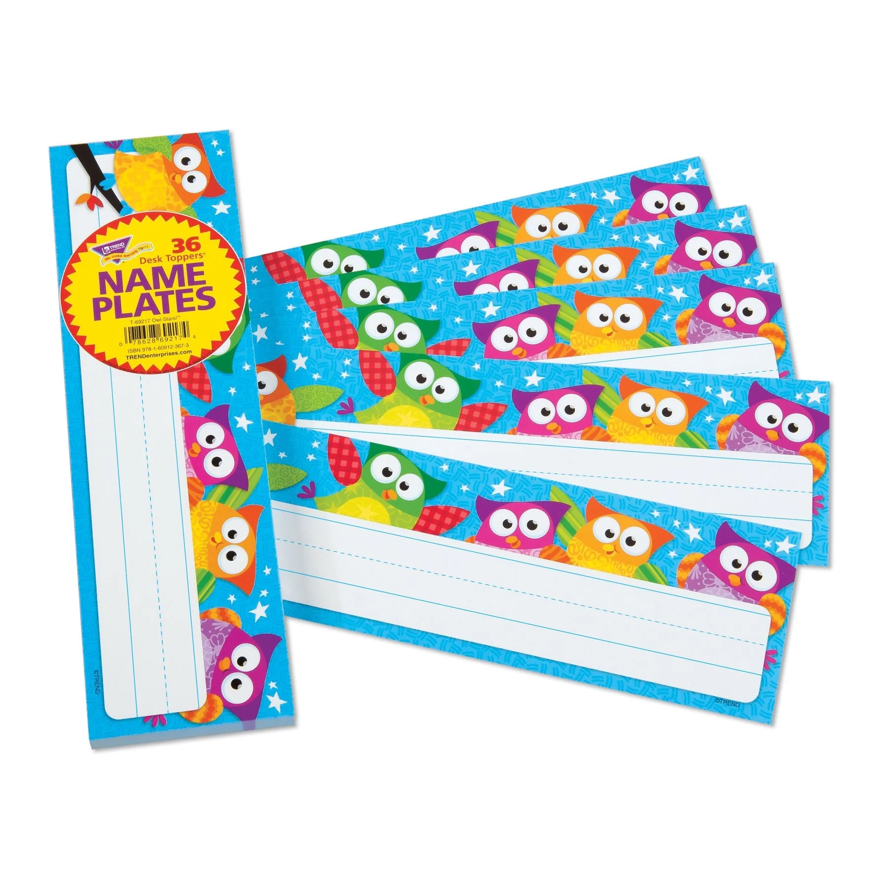 Owl-Stars!® Desk Toppers® Name Plates, 36 ct