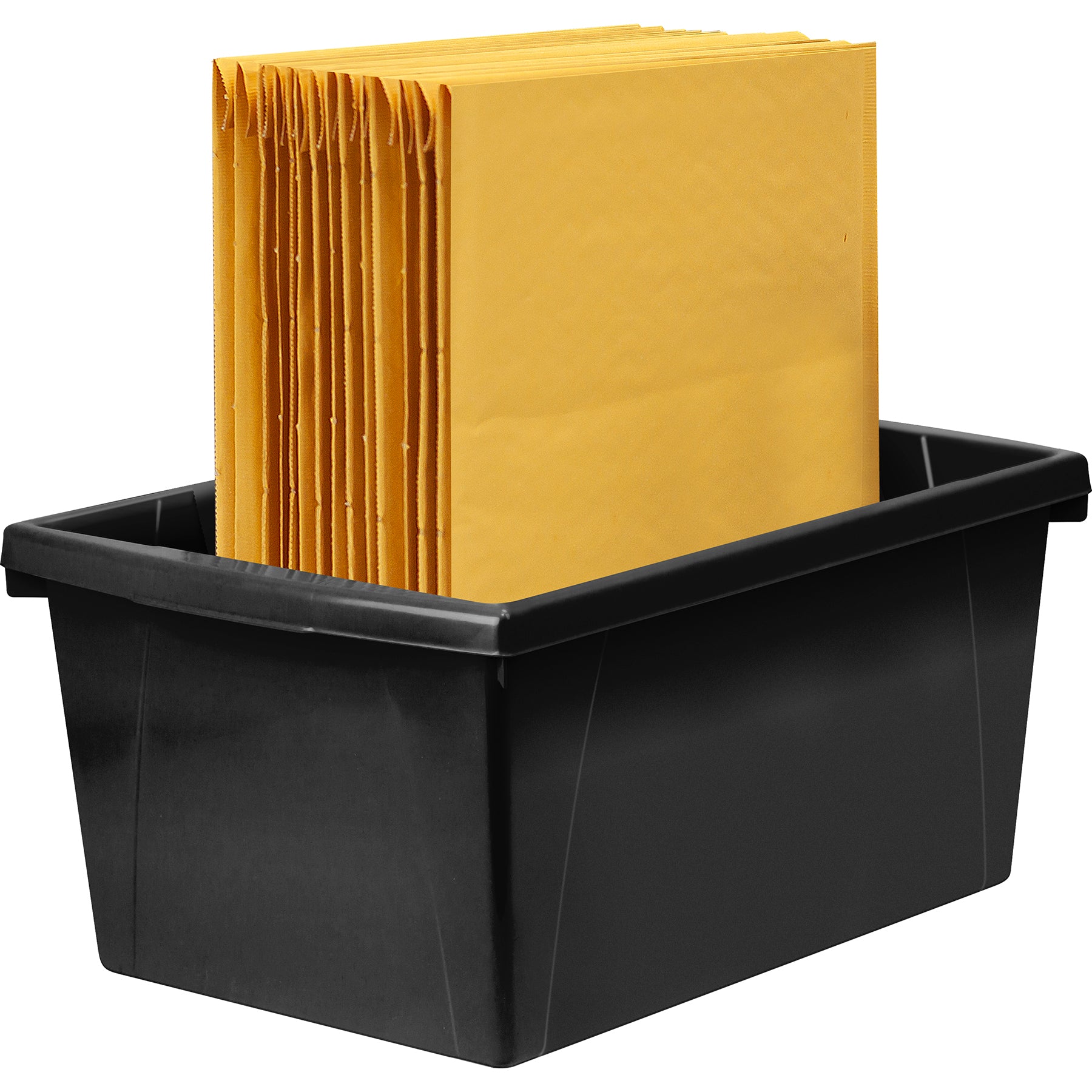 Medium Classroom Storage Bin, Black