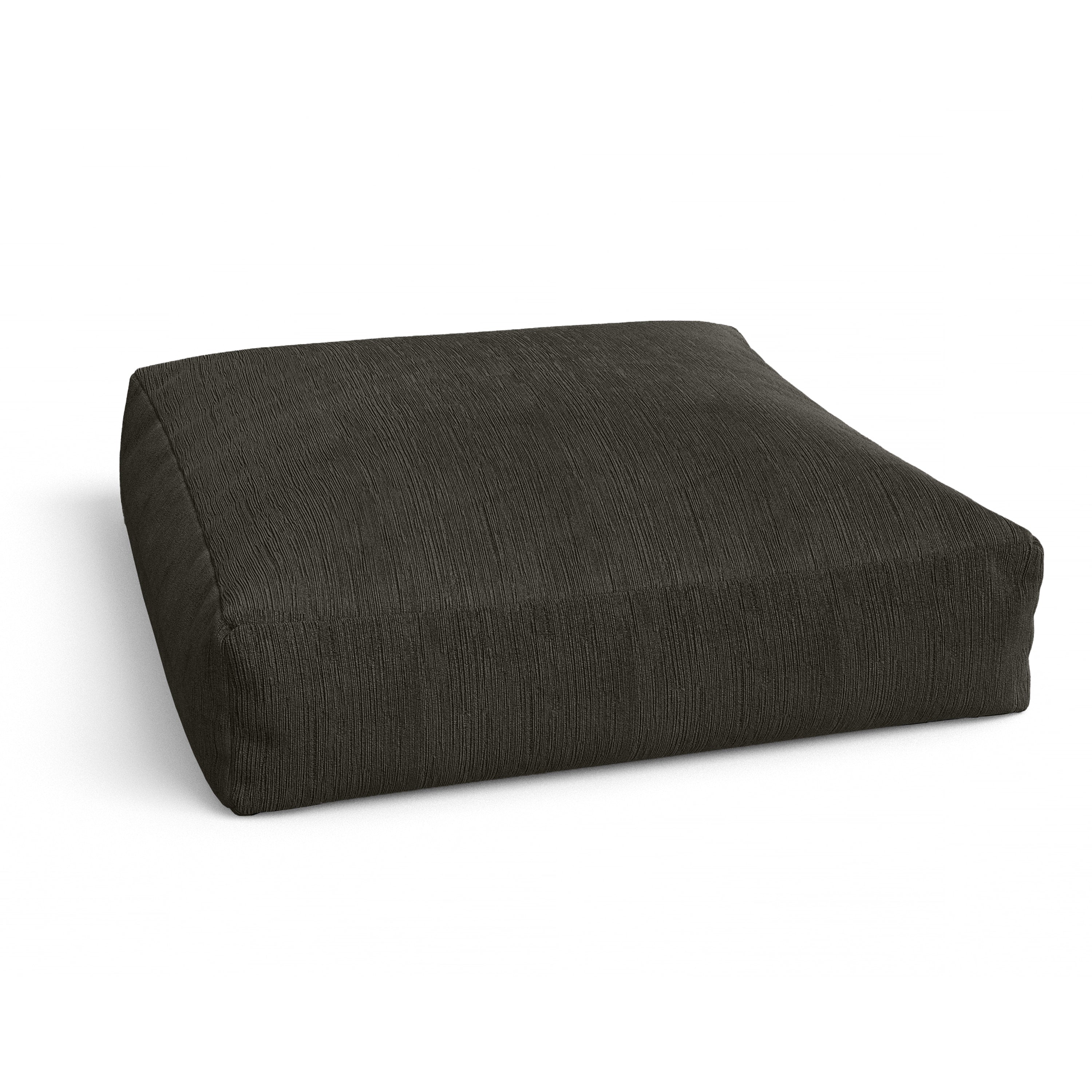 Jaxx Brio Large Décor Floor Pillow/Meditation Yoga Cushion, Plush Microvelvet, Charcoal