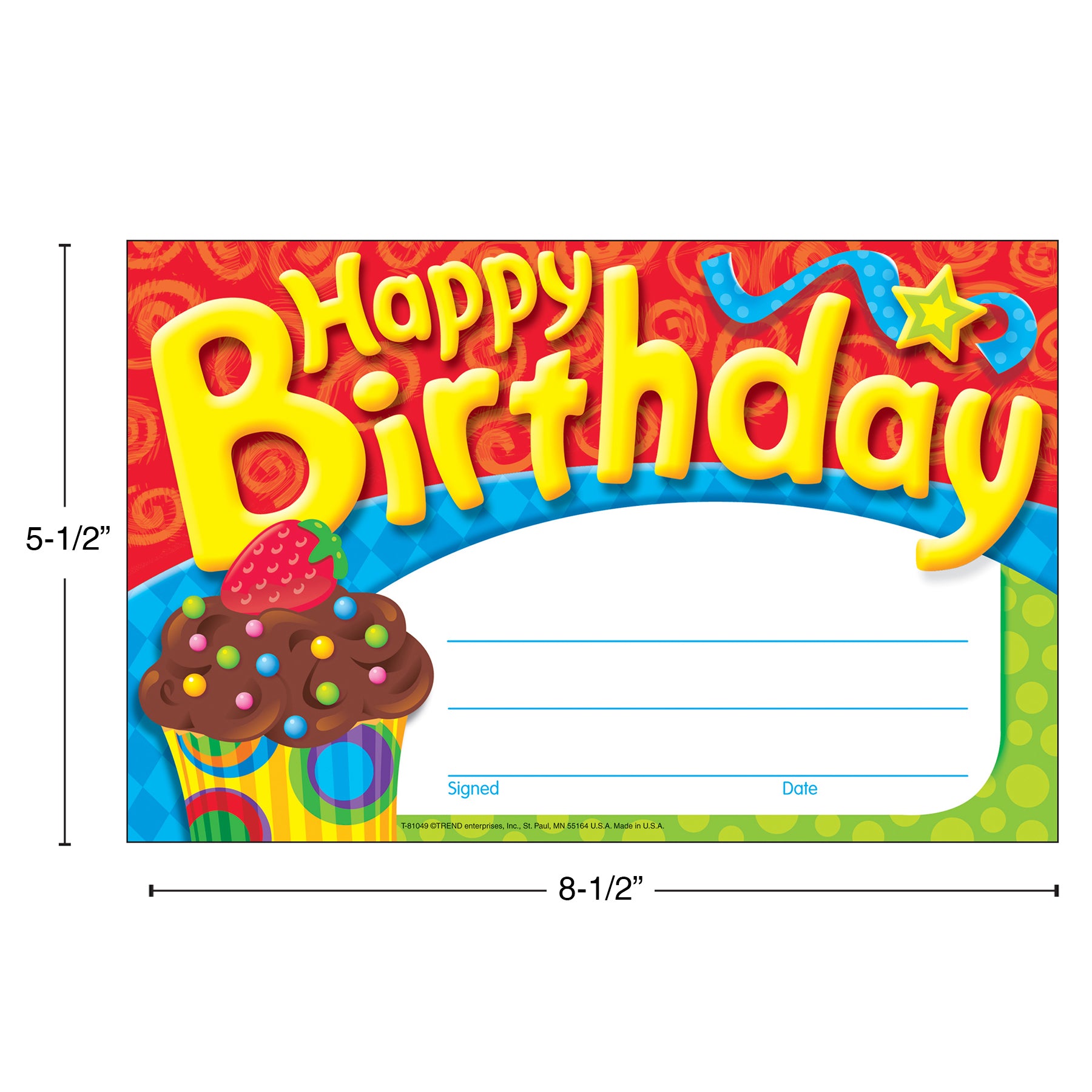 Happy Birthday The Bake Shop™ Recognition Awards, 30 ct