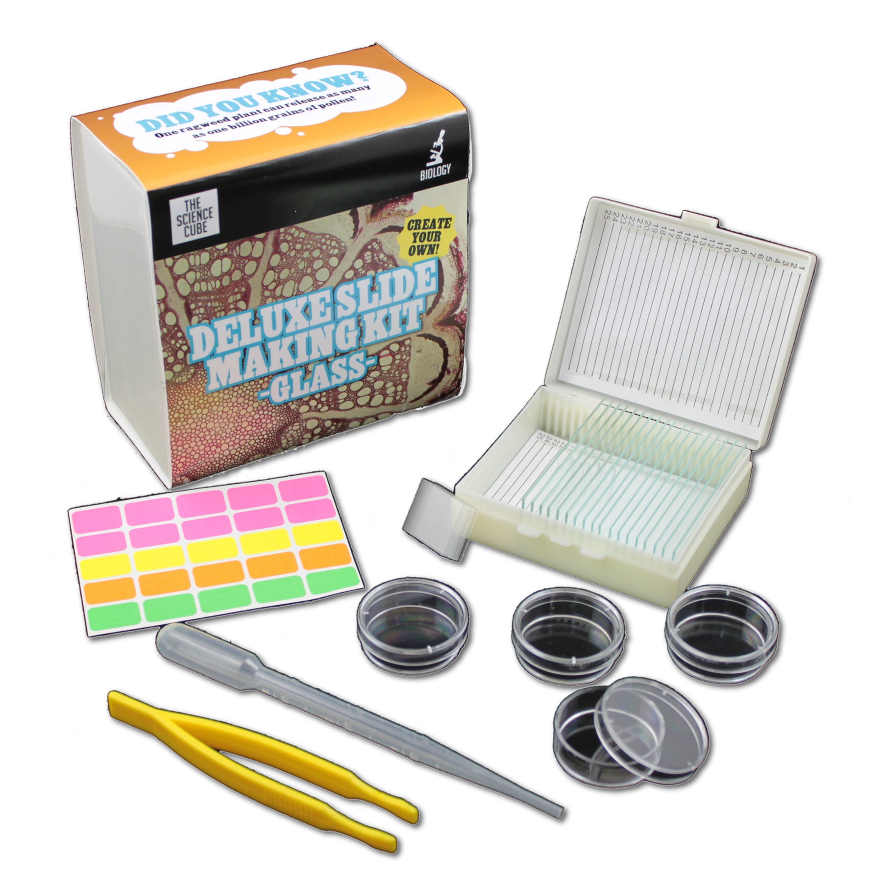 Deluxe Slide Making Combo Kit, Glass & Plastic