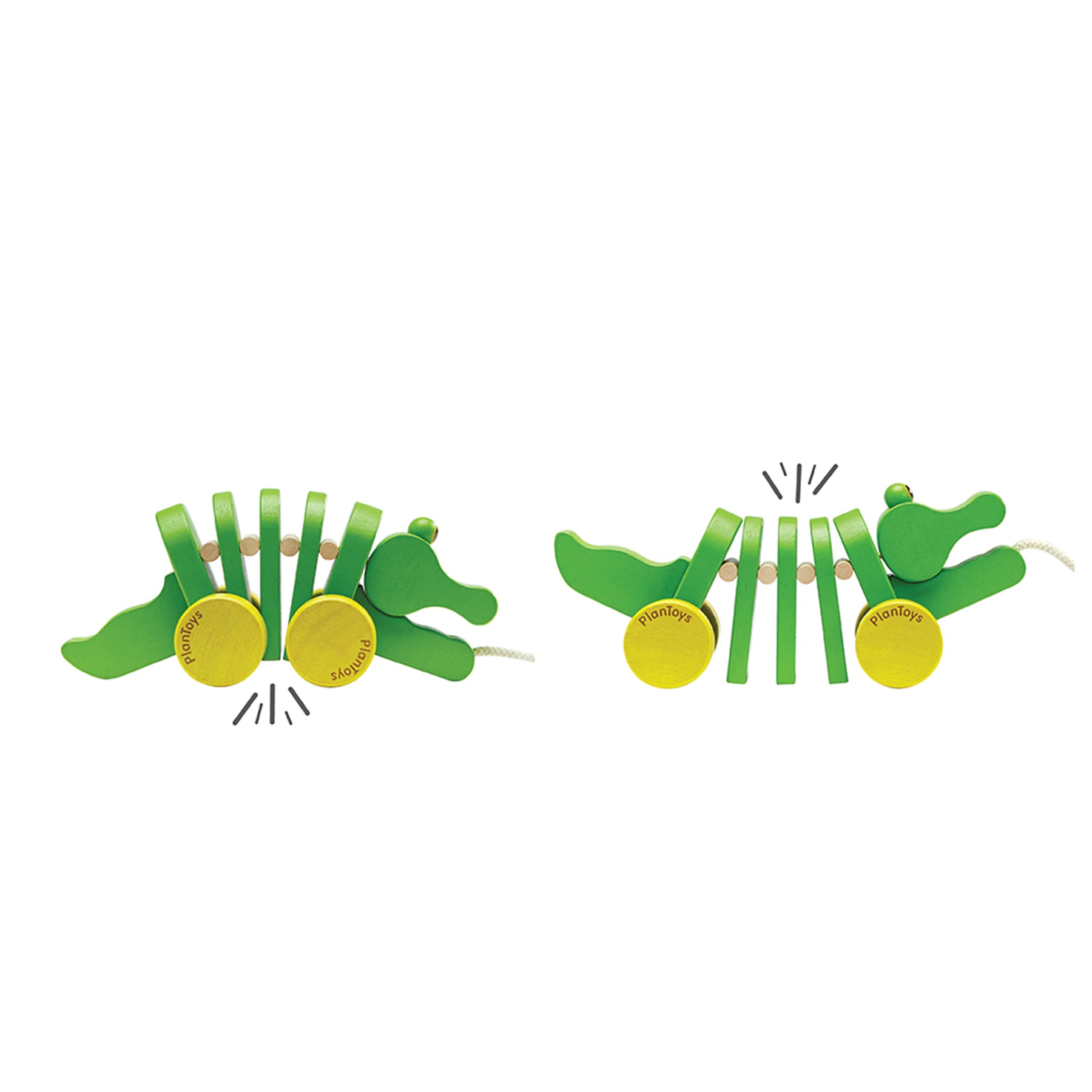 Dancing Alligator Wooden Pull Toy
