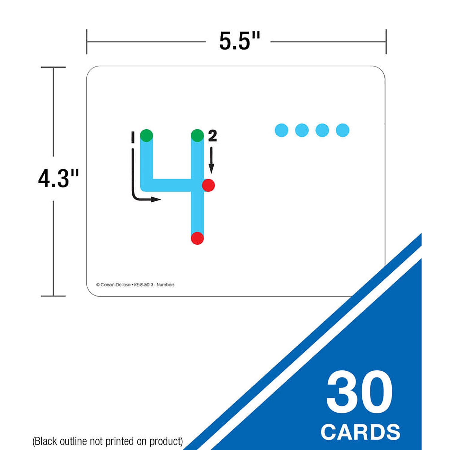 Textured Touch and Trace Cards: Numbers, Grade PK-3