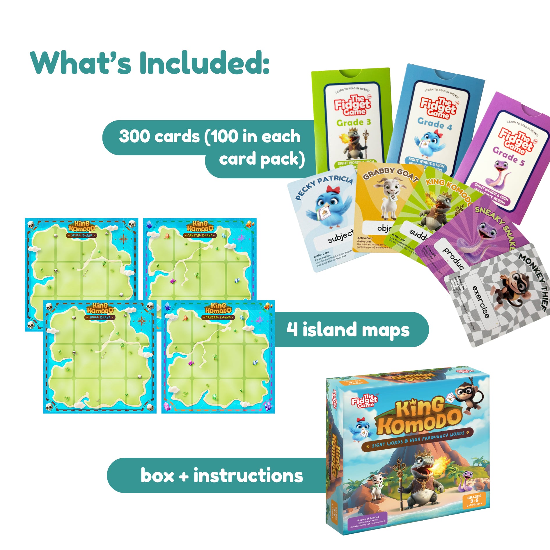 King Komodo Educational Game