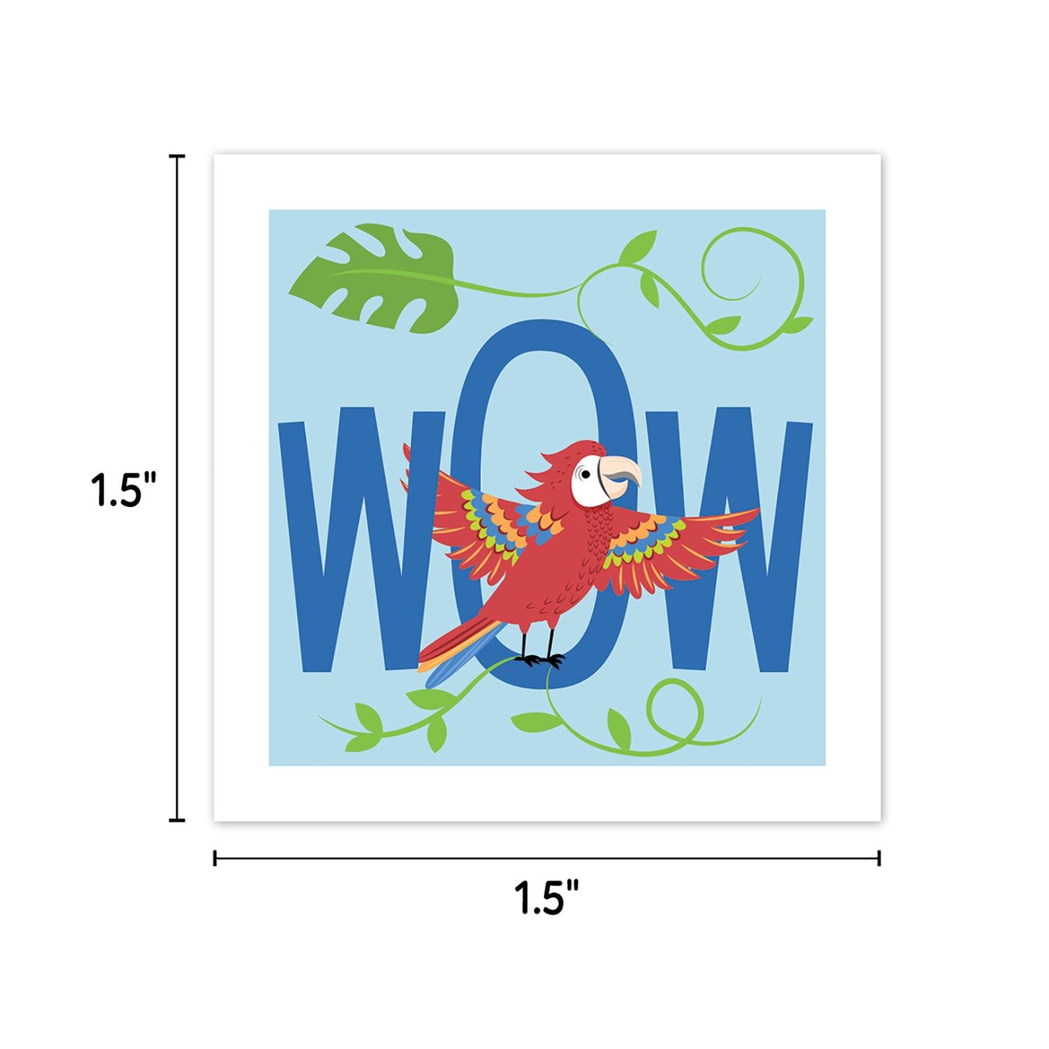 Jungle Friends Reward Stickers, Pack of 60