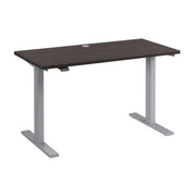 Bush Business Furniture Move 60 Series 48W x 24D Electric Height Adjustable Standing Desk in Storm Gray with Metallic Gray Base - 47.6" Width x 23.62" Depth x 47.69" Height