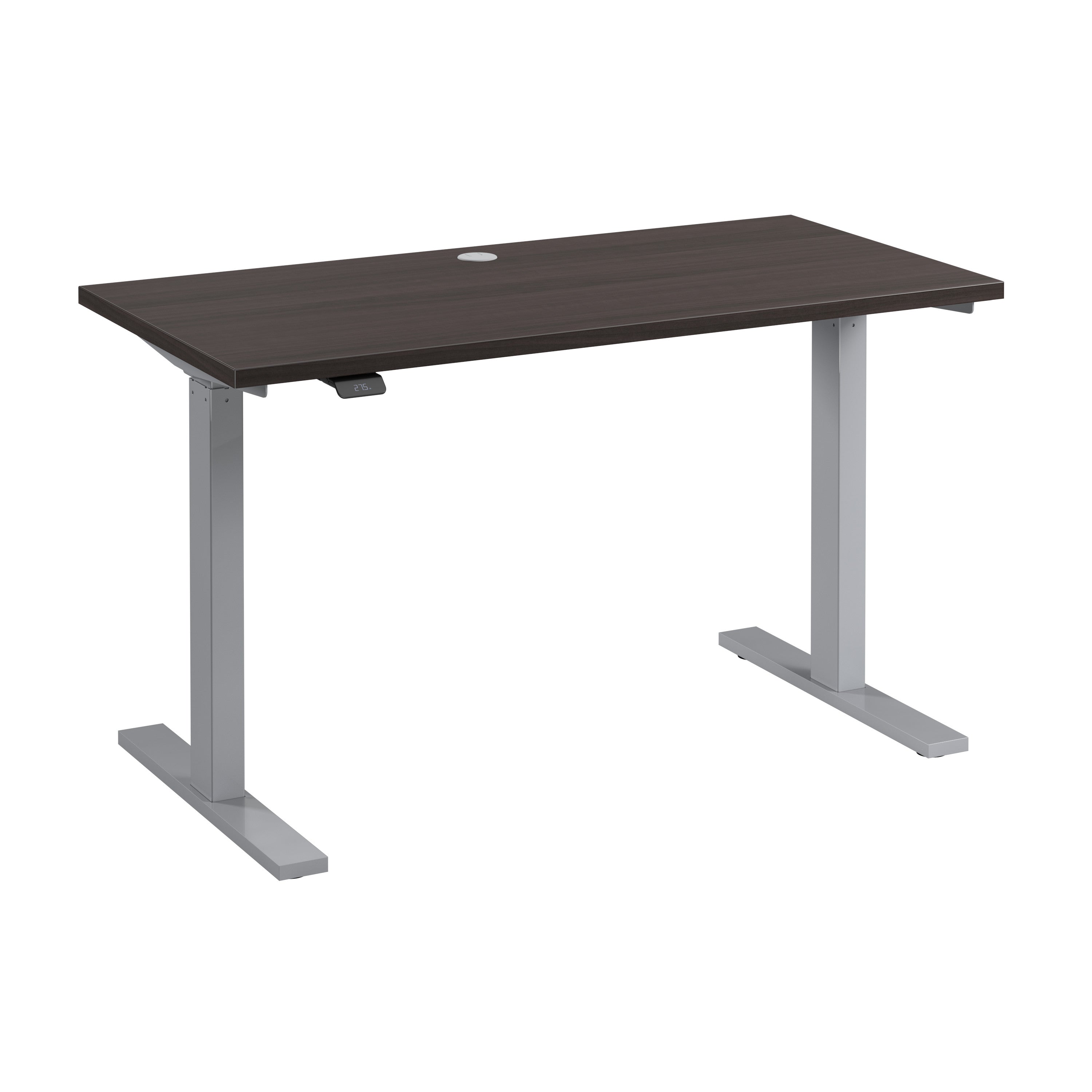 Bush Business Furniture Move 60 Series 48W x 24D Electric Height Adjustable Standing Desk in Storm Gray with Metallic Gray Base - 47.6" Width x 23.62" Depth x 47.69" Height