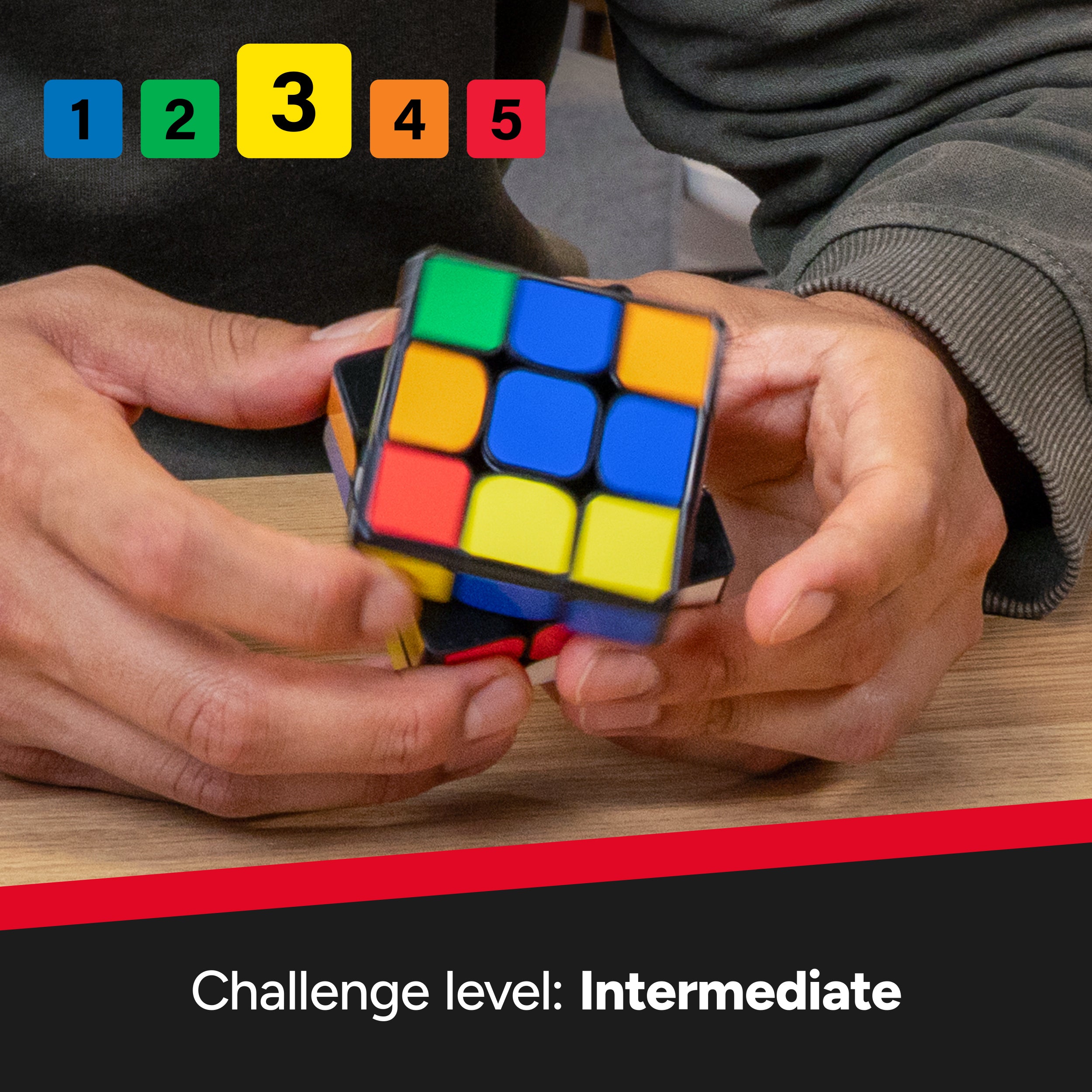 Rubik's Cube, The Official Rubik’s ConnectedX, Bluetooth-Enabled 3x3 Speed Cube with Guided Learning App for Beginners, Brain Teaser Fidget Toy & Puzzle for Adults, Teens, & Kids, for Ages 8 & Up