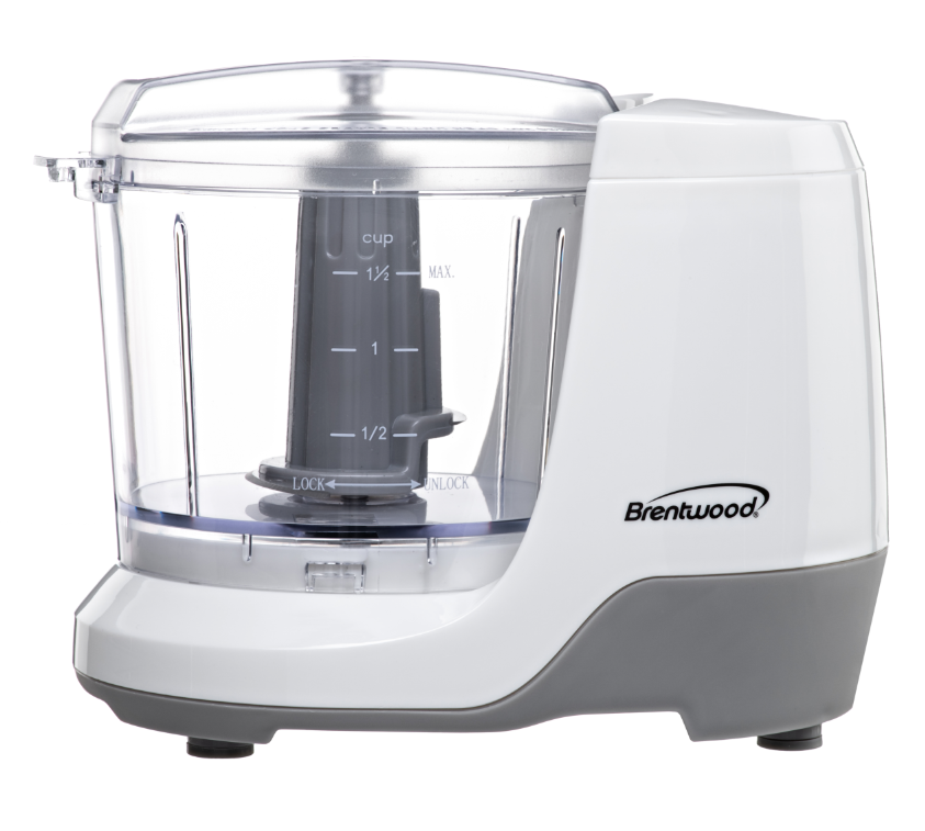 Brentwood 1.5 Cup Mini Food Chopper, White