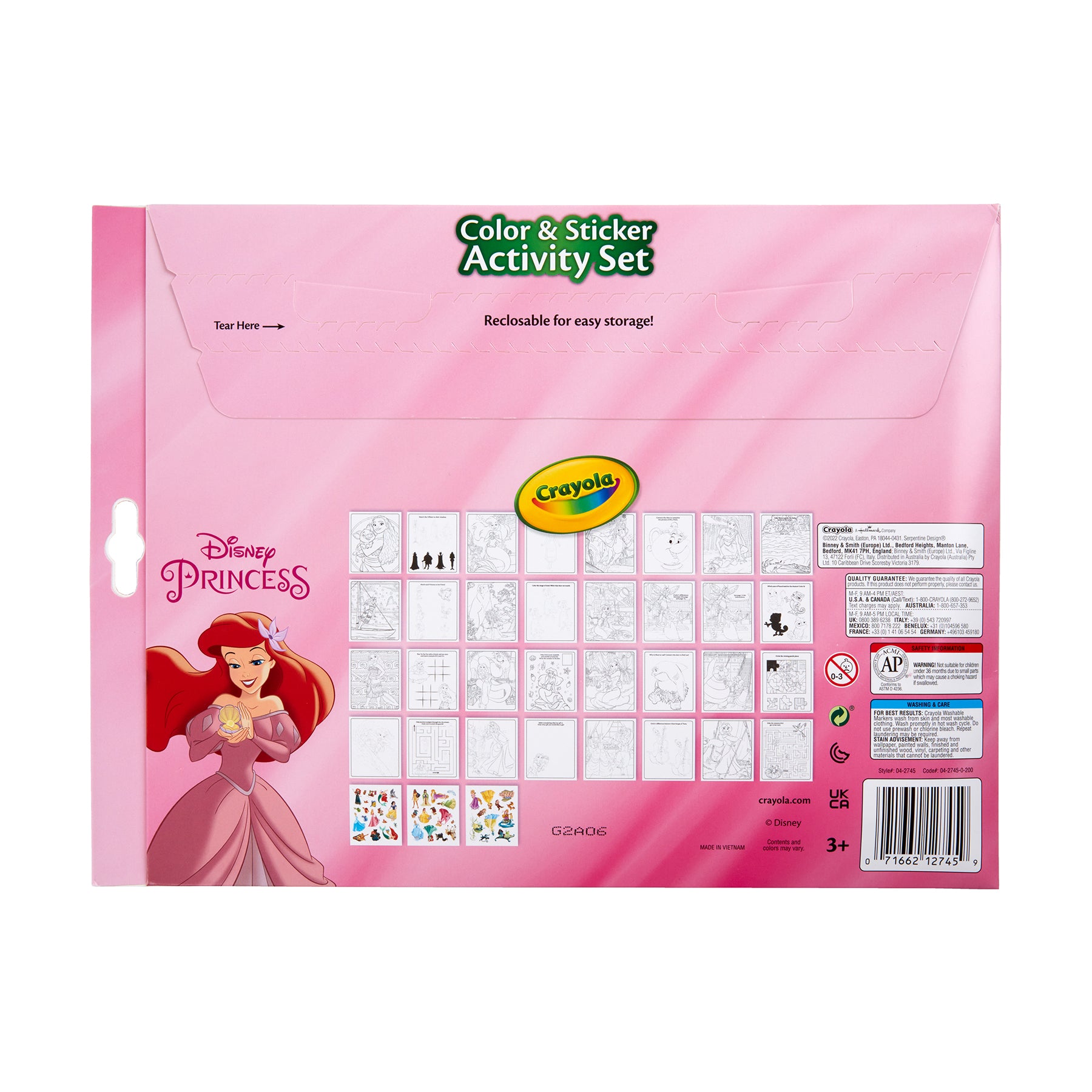 Color & Sticker Activity Set, Princess