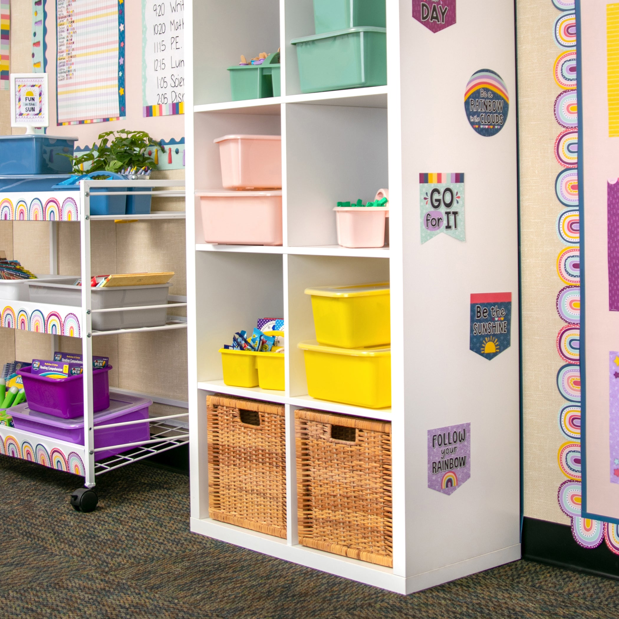 Yellow Plastic Storage Caddy
