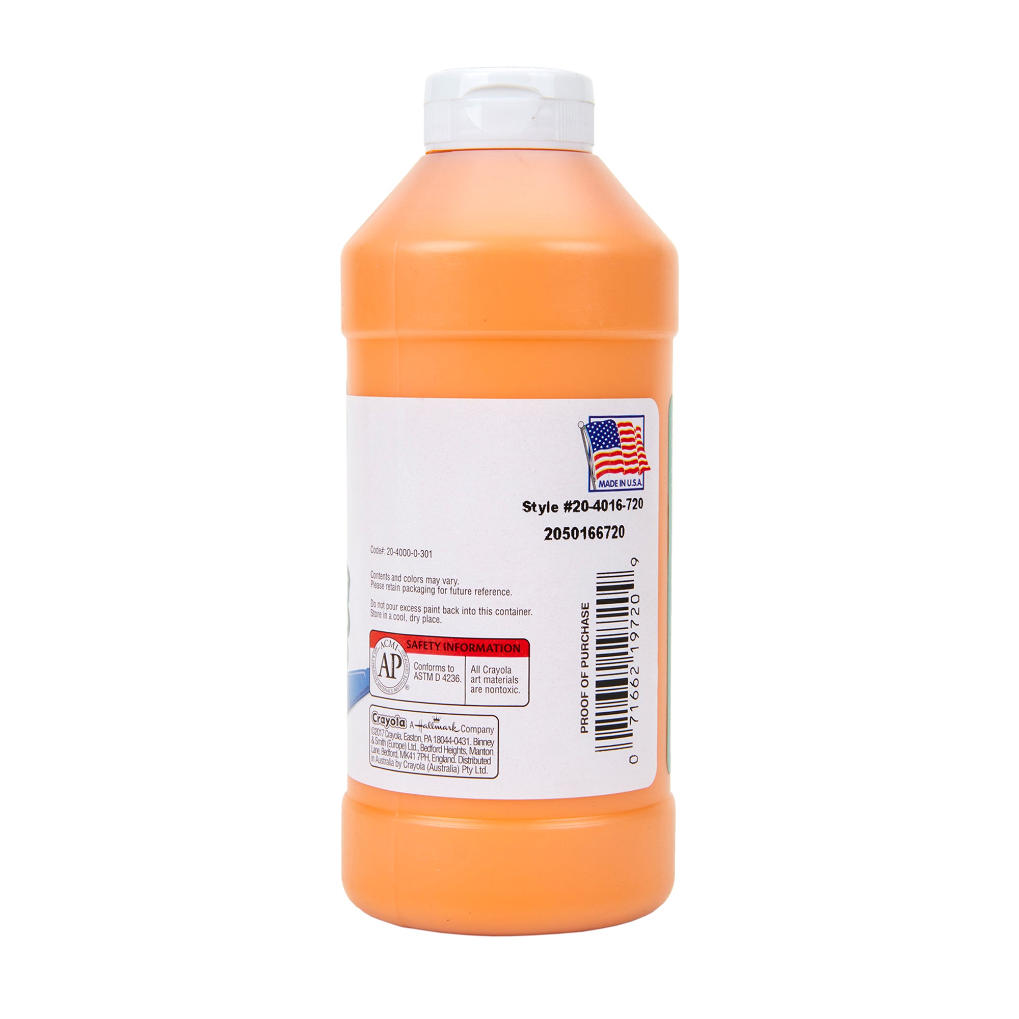 Portfolio Series Acrylic Paint, 16 oz., Brilliant Orange