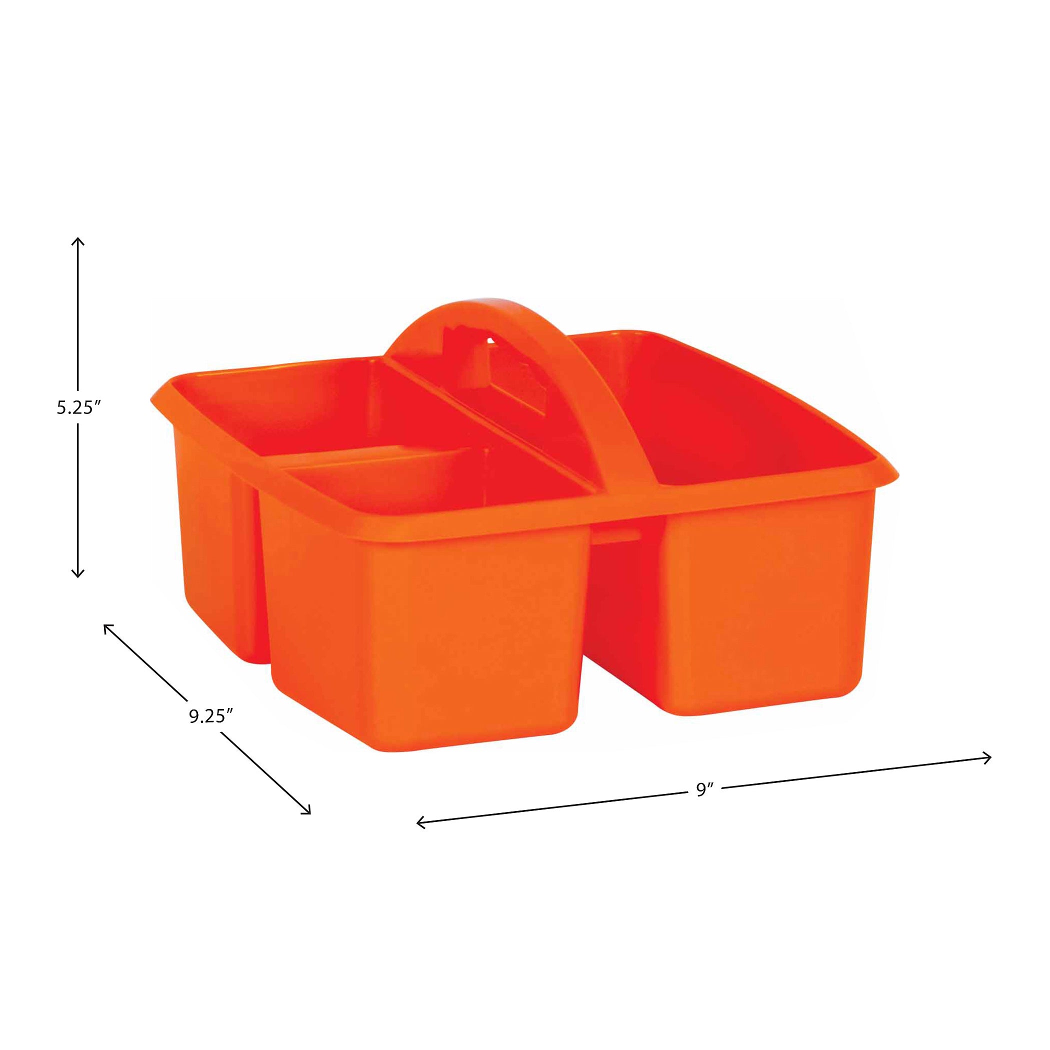 Orange Plastic Storage Caddy