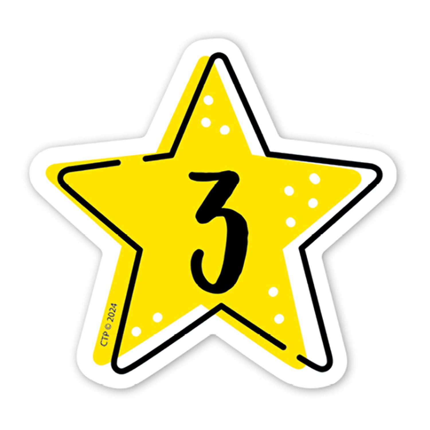 Star Bright Calendar Days Top Classroom Decorating Accents, Pack of 35