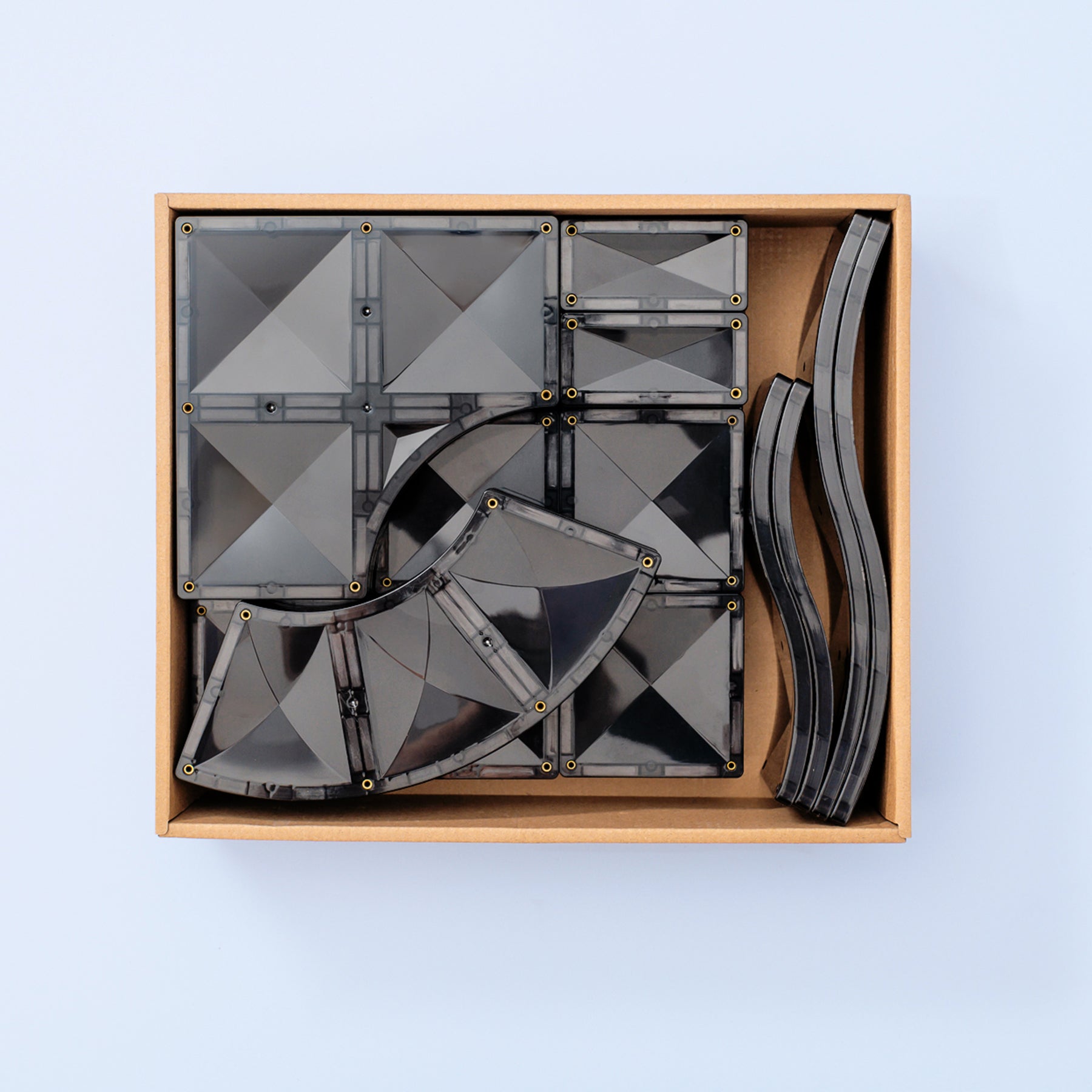 Magnetic Tiles Creative Roads Pack, 48 Pieces