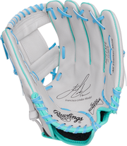 Rawlings Sure Catch Series Youth Francisco Lindor Signature 11.5-Inch Baseball Glove  - Right Hand Thrower - Gray