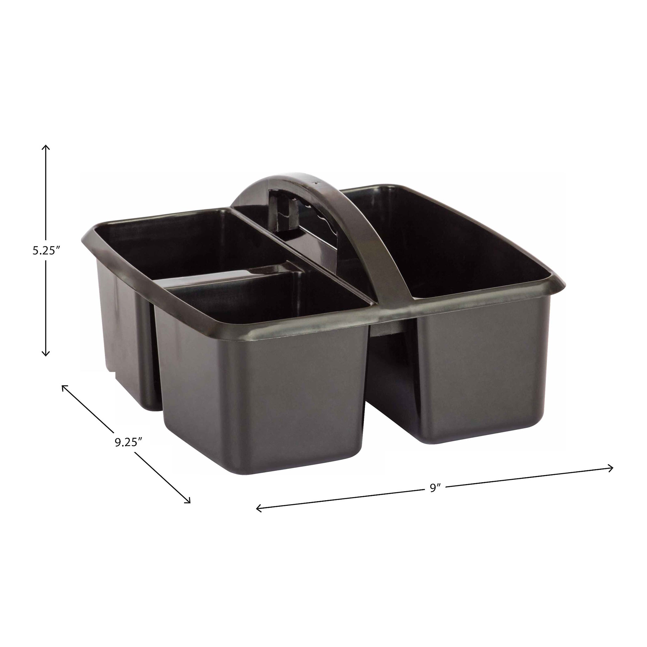 Black Plastic Storage Caddy