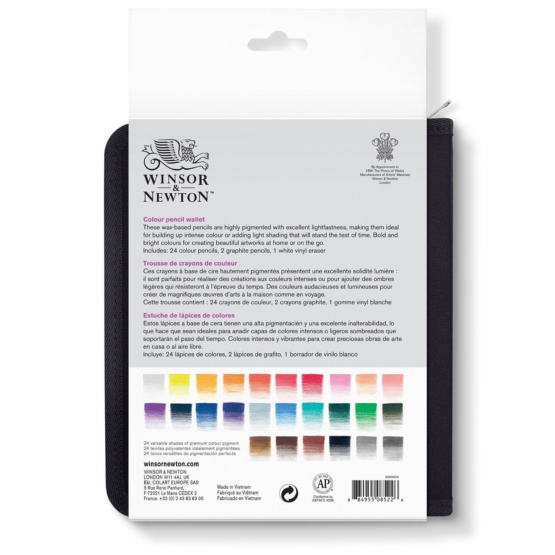 WN Studio Collection Colour Pencil Wallet - 27pc