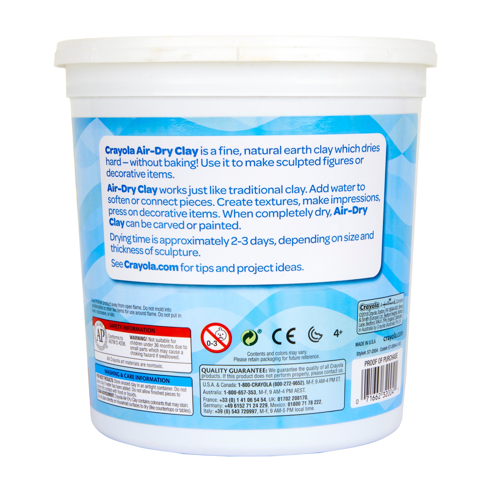 Air-Dry Clay, 5 lb. Tub, Terra Cotta