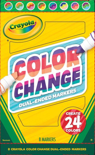 MKR,8CT BL DUAL ENDED CLR CHNG,24PK