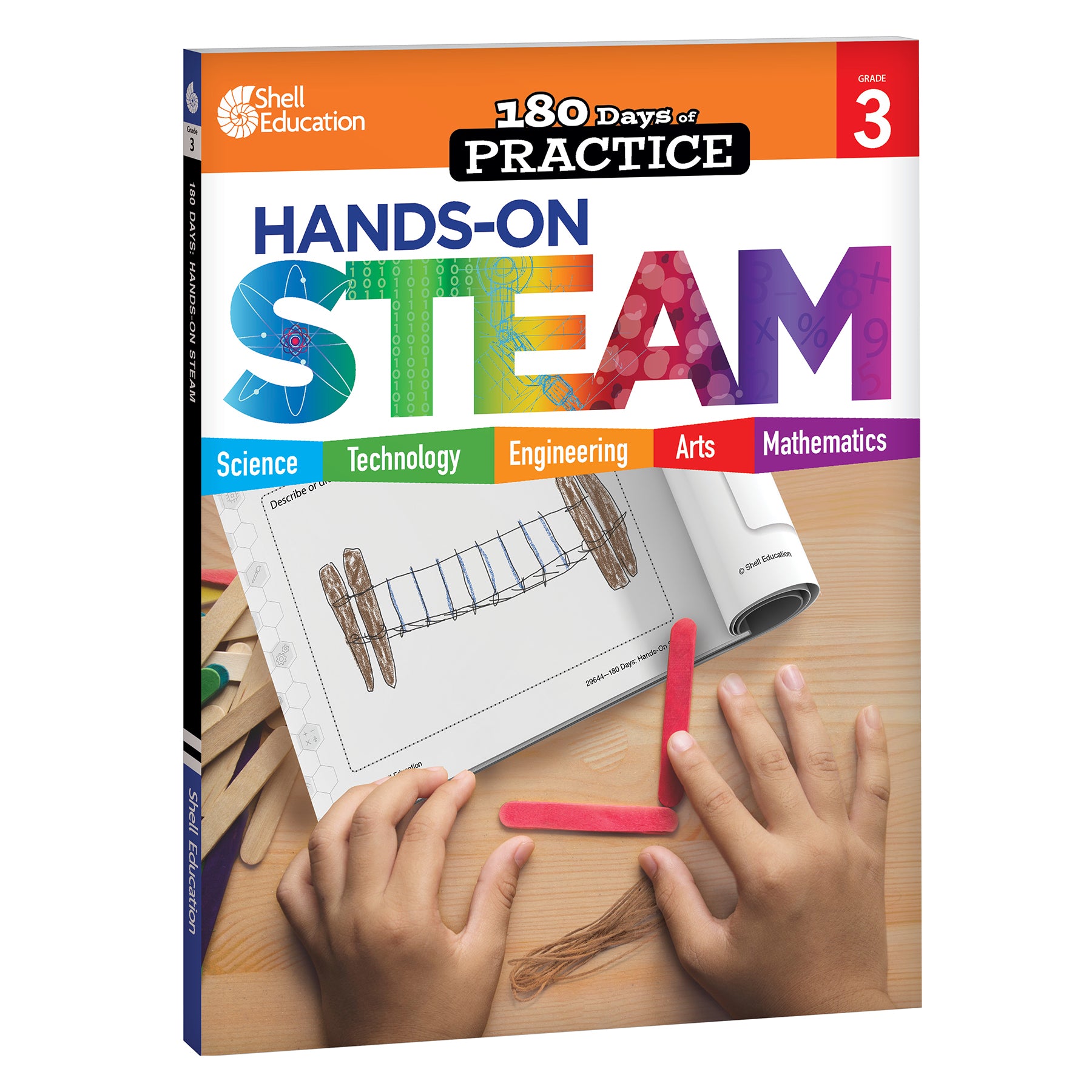 180 Days STEAM, Science, & Math Grade 3: 3-Book Set