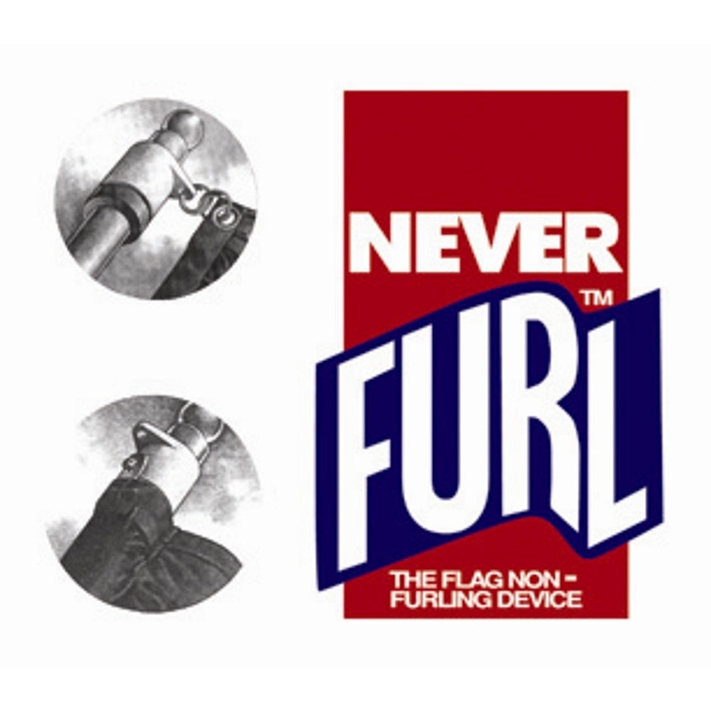NEVER FURL 3/4 INCH WHITE