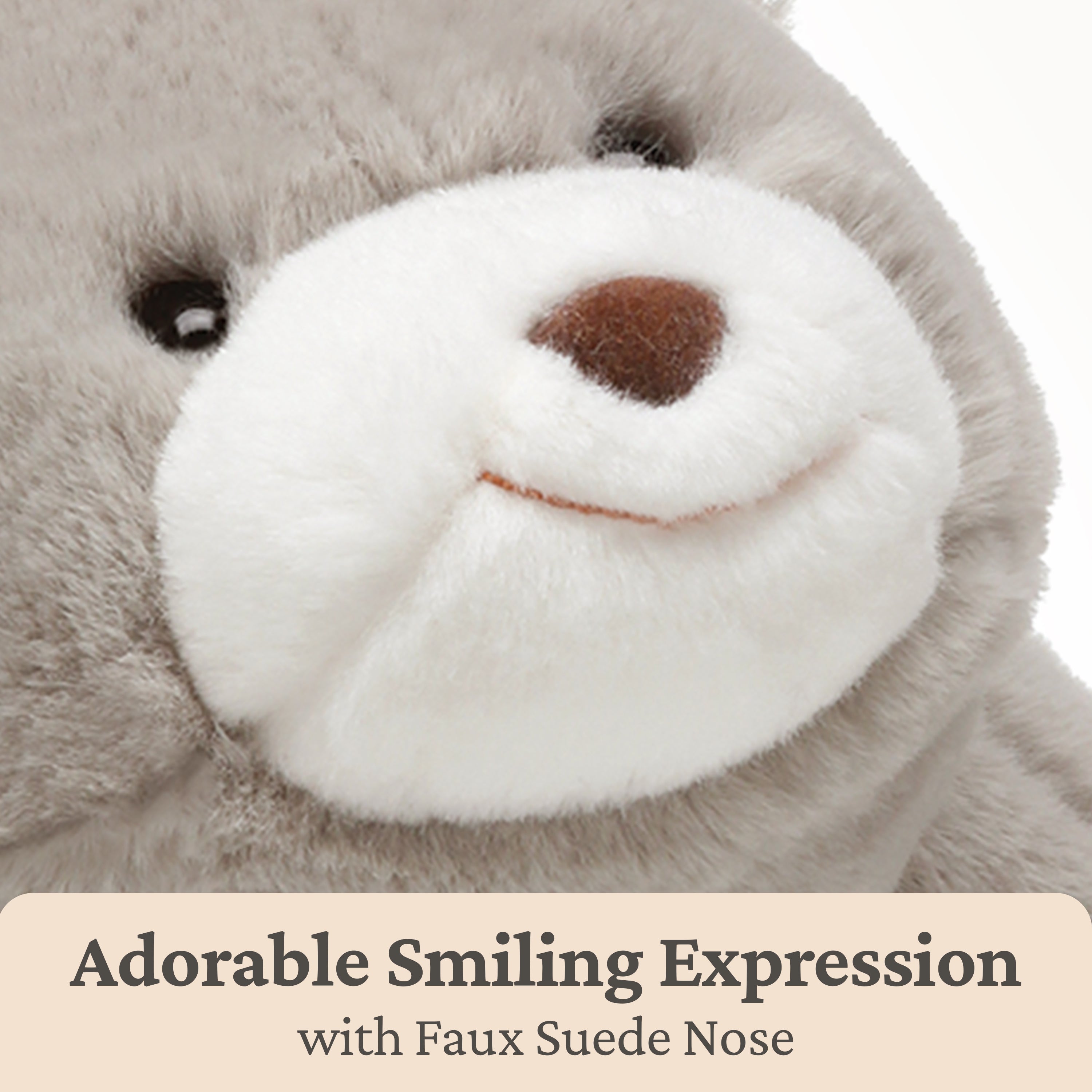 GUND Original Snuffles Teddy Bear, Premium Stuffed Animal for Ages 1 and Up, Gray, 10”