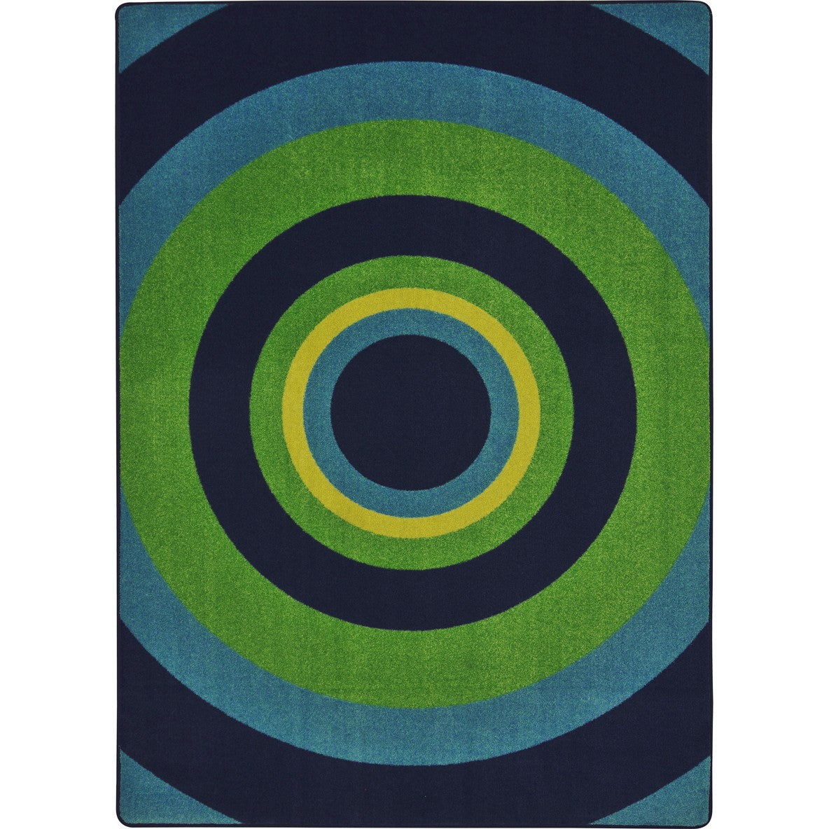 Fascinate 10'9" x 13'2" area rug in color Navy