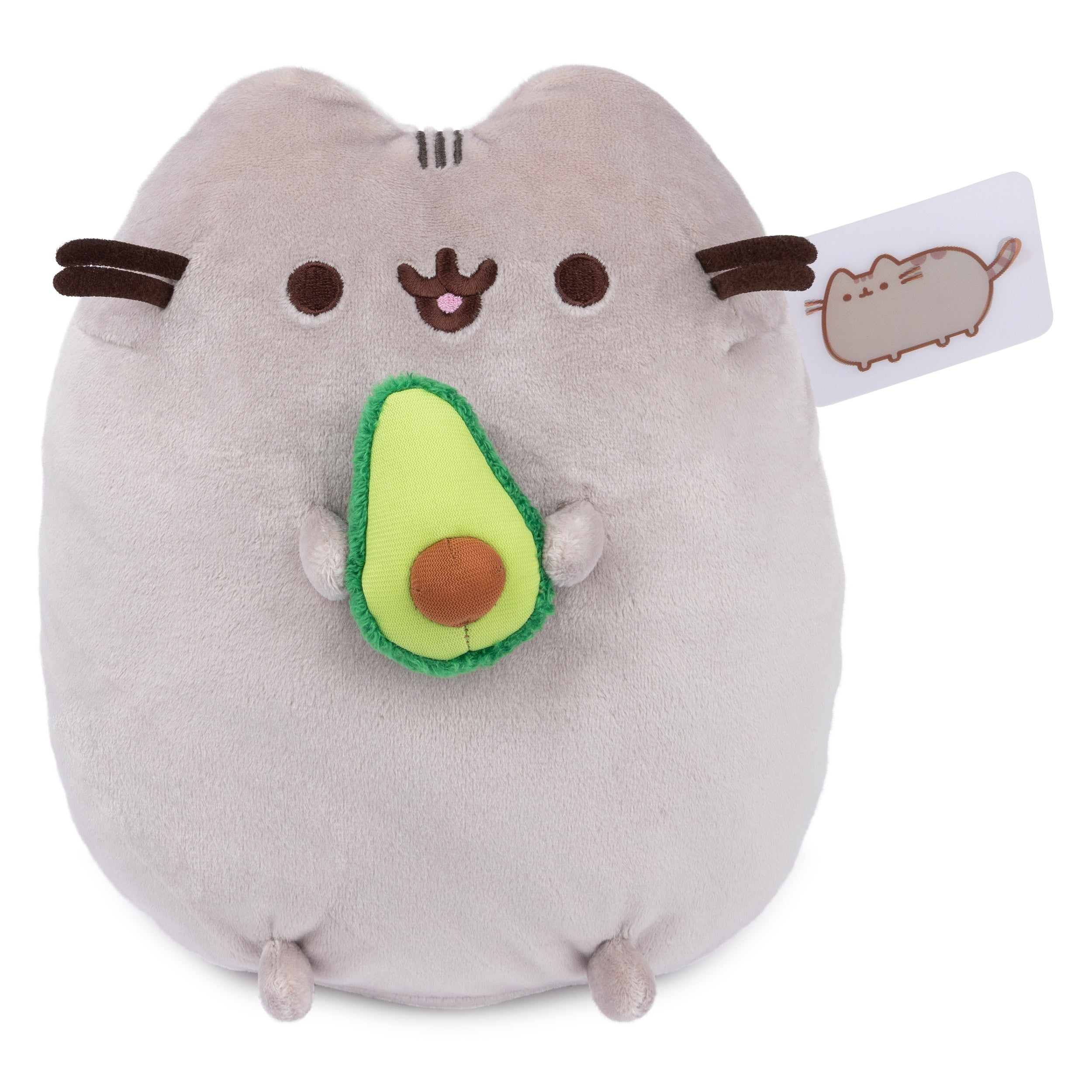 GUND Pusheen Snackable Avocado Plush, Stuffed Animal for Ages 8 and Up, 9.5”, Gray