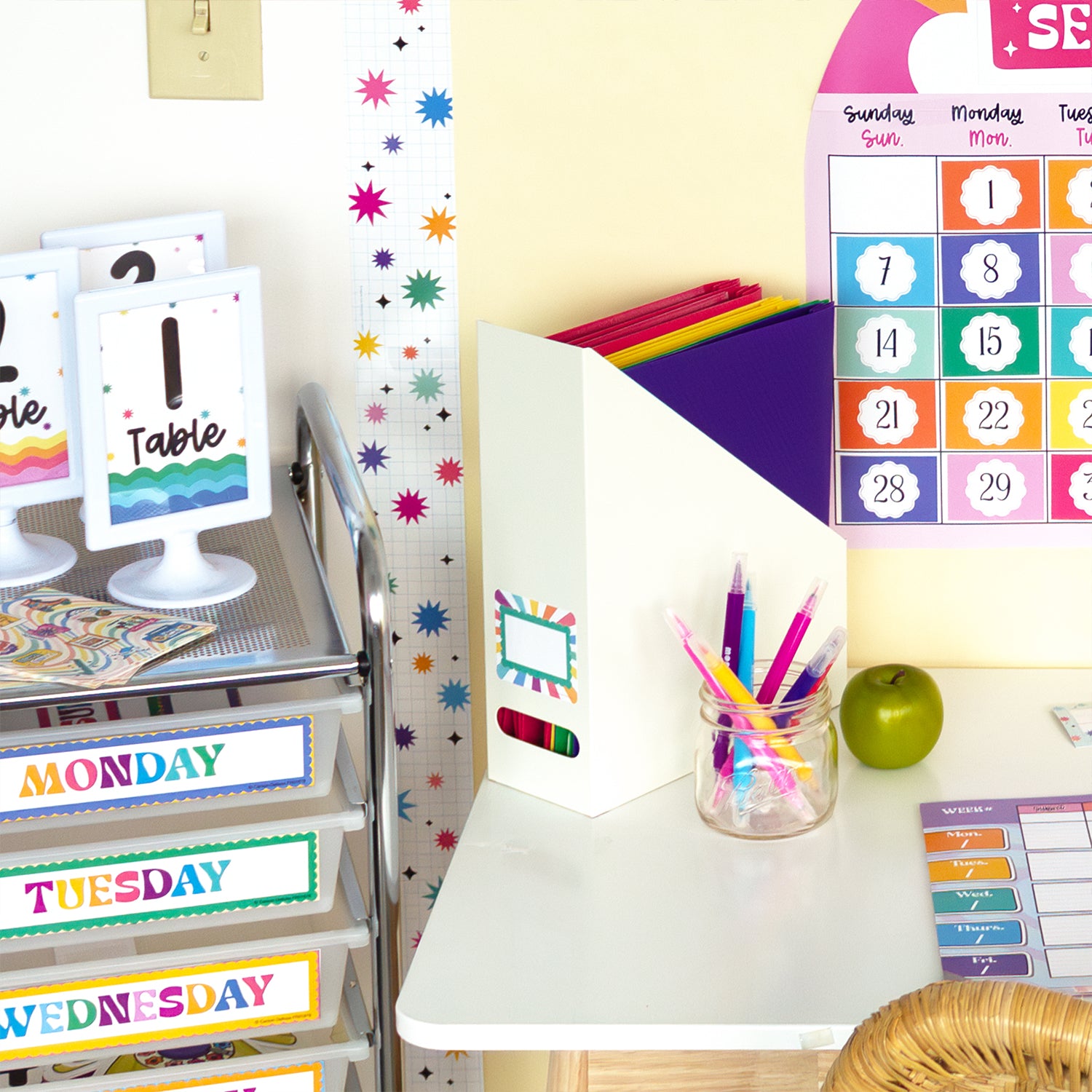 Retro Remix Name Tags, Pack of 40