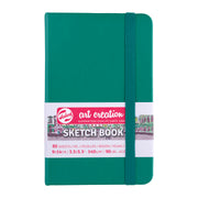 Sketchbook, 80 Sheets, 90lbs, Forest Green Cover, 3.5" x 5.5"