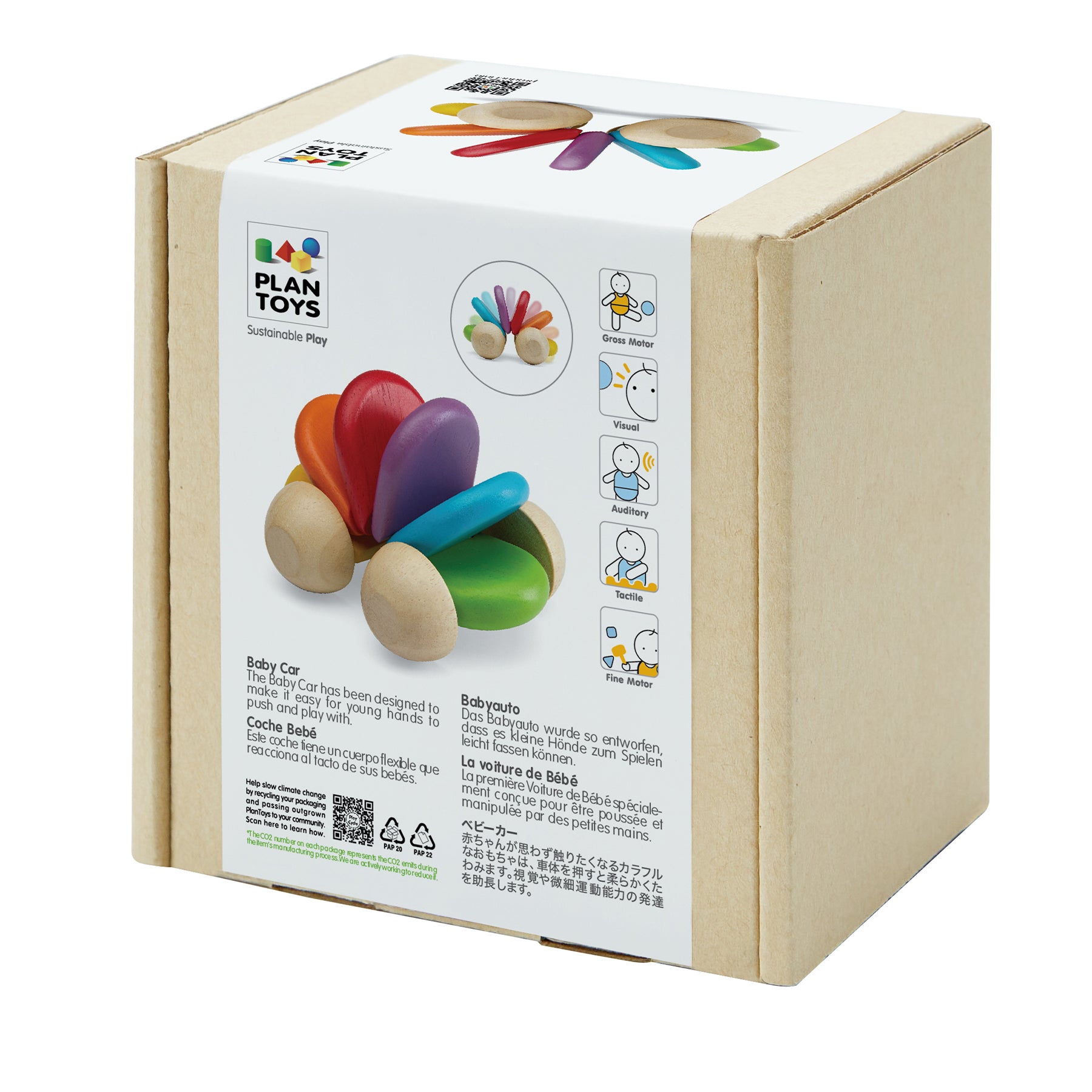 Wooden Baby Car Push Toy