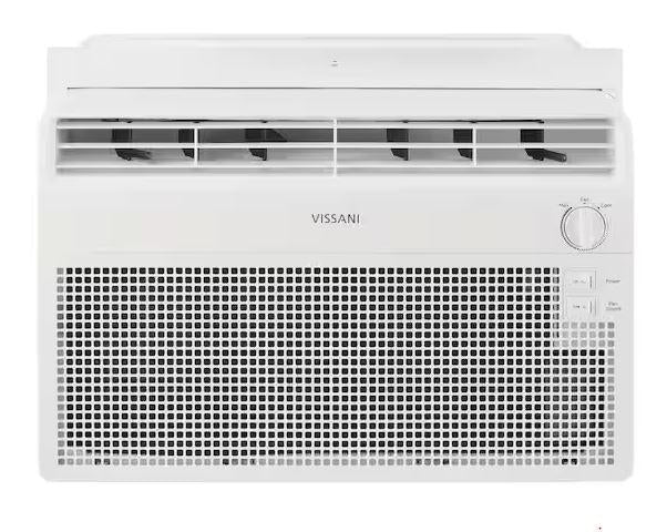 VISSANI Vissani 5,000 BTU 115-Volt Window Air Conditioner with Dehumidifier, White (Refurbished) Mechanical