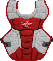 Rawlings Velo 2.0 Adult Catchers Chest Protector - Scarlet/White