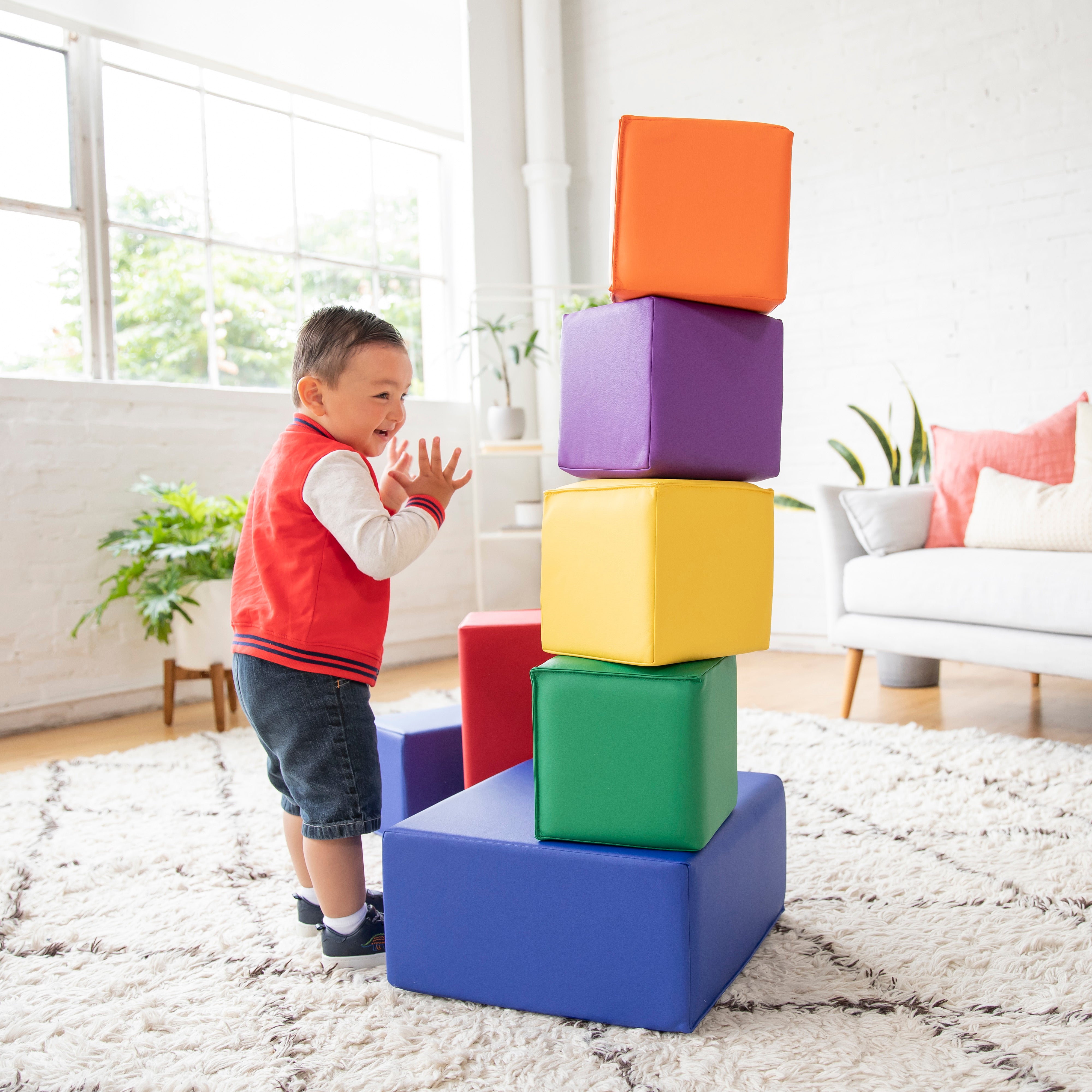 SoftZone Big Foam Blocks 7-Piece -Assorted