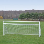 Goals - Soccer/Football (with Standard Backstays) - Deluxe, Official Size (8 ft. H x 24 ft. W x 4 ft. B x 10 ft. D)