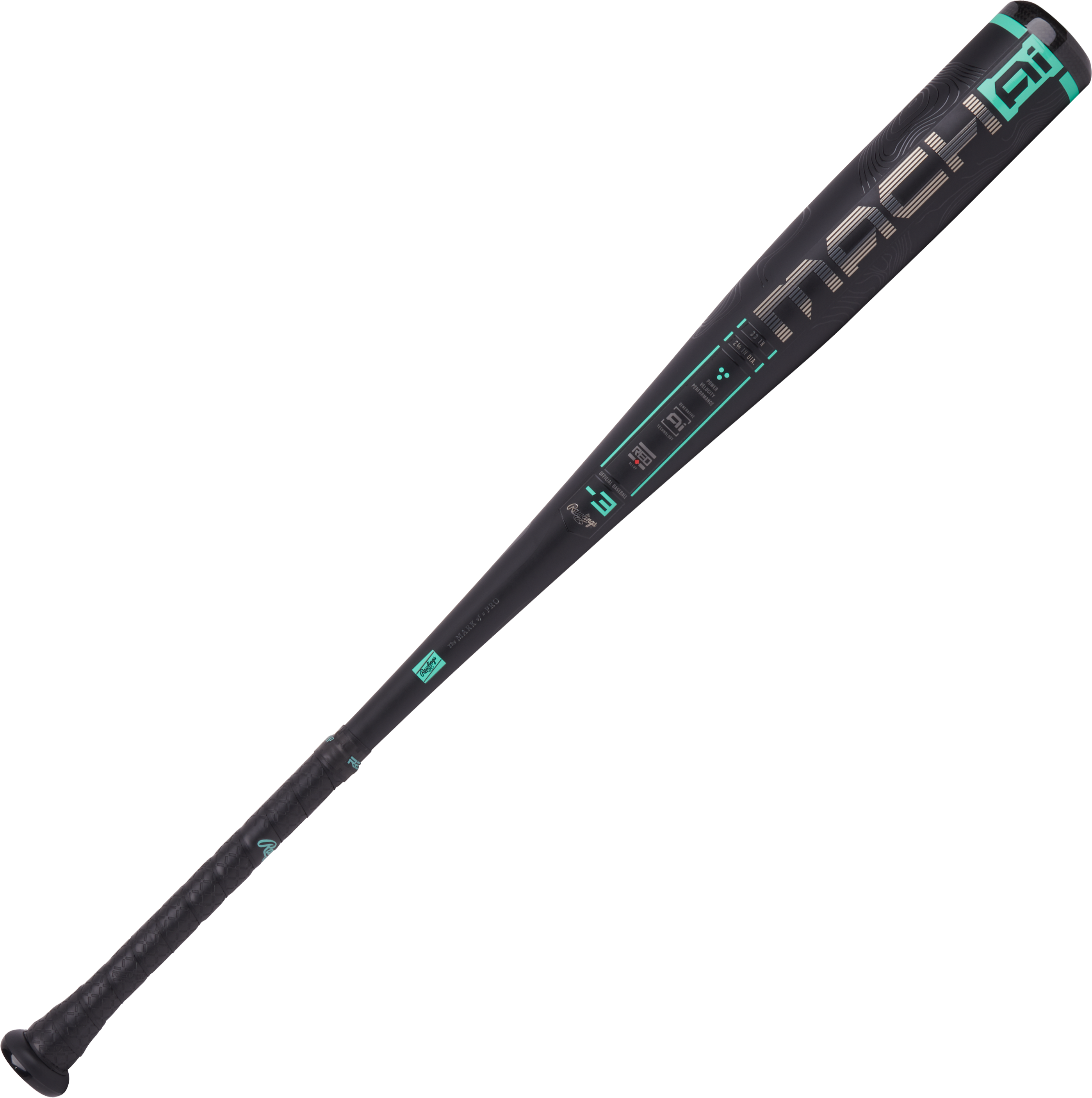 Rawlings Mach Ai -3 Bbcor Baseball Bat - 31 In