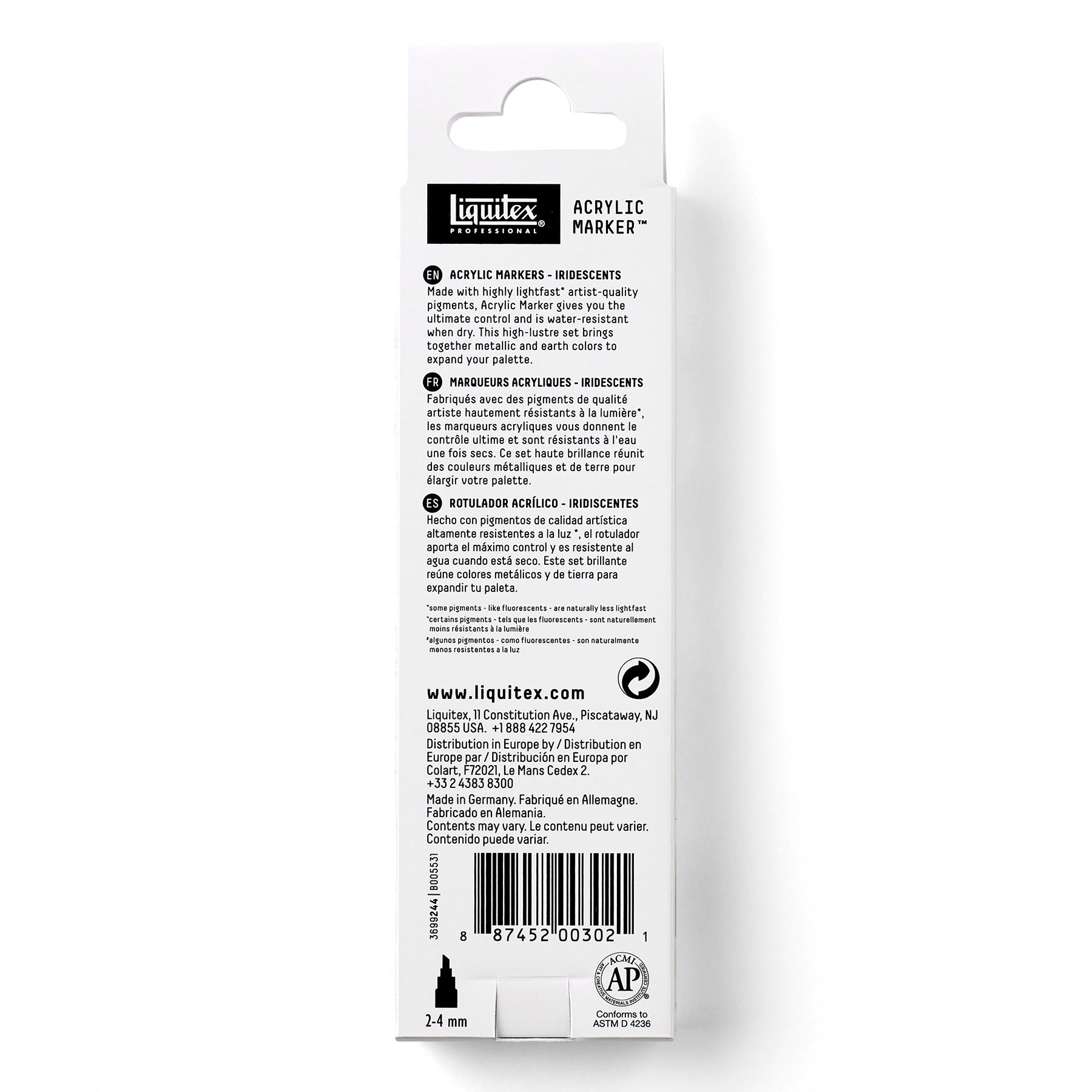 LQ Paint Marker Fine 3 Set - Iridescents